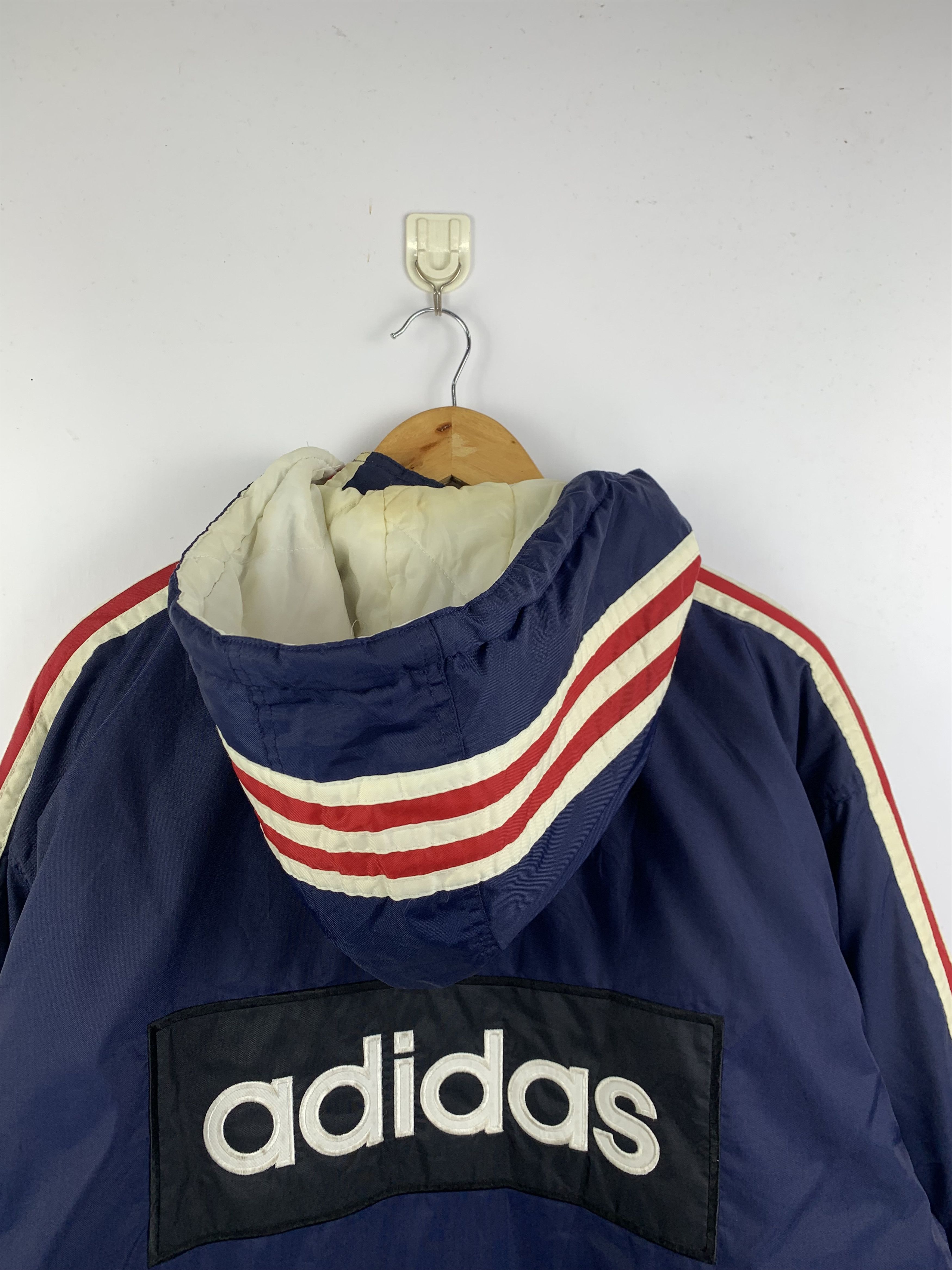 Adidas Vintage ADIDAS Hoodie Zip Up Long Jacket Size US XL / EU 56 / 4 - 6 Thumbnail