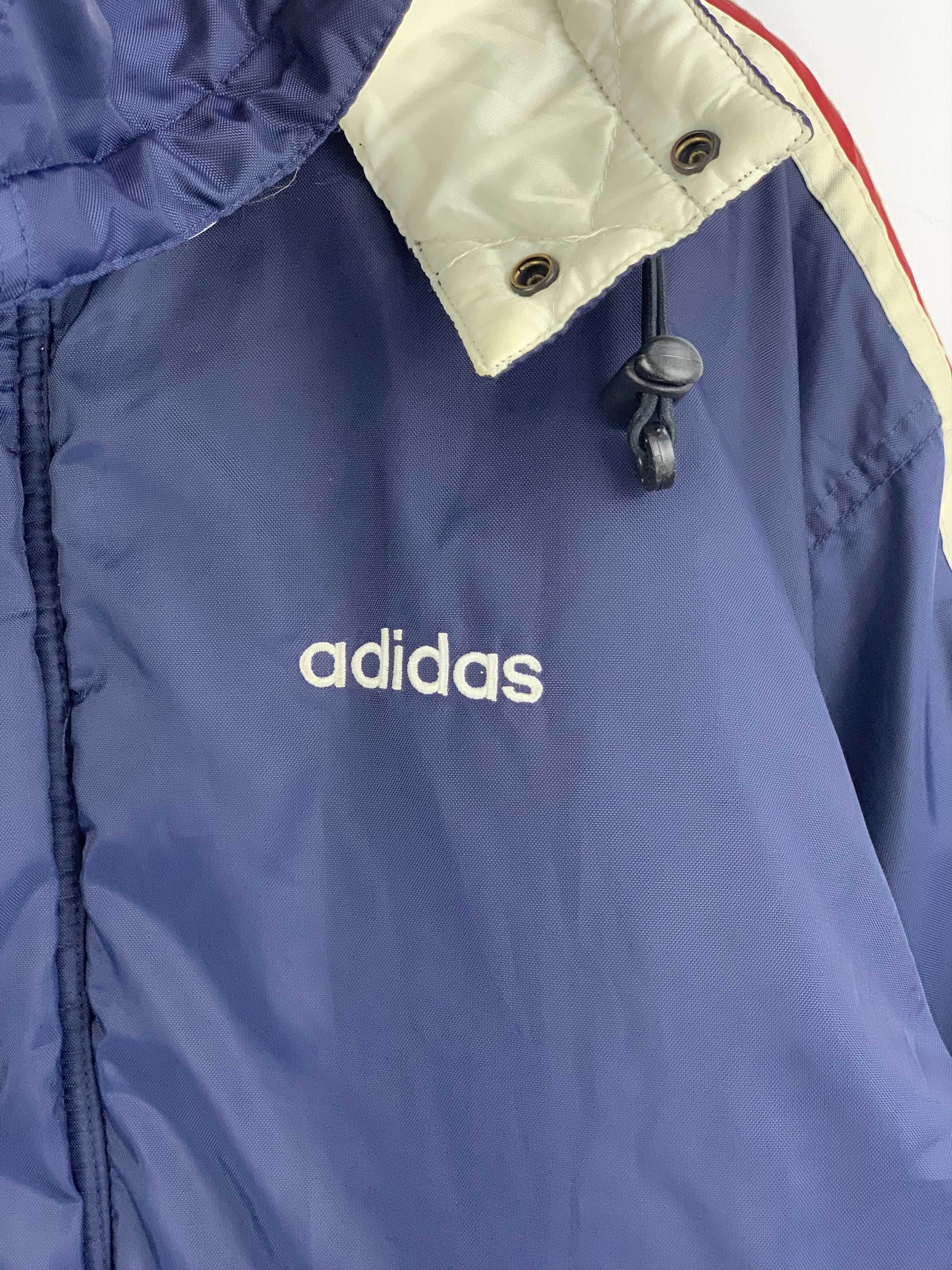 Adidas Vintage ADIDAS Hoodie Zip Up Long Jacket Size US XL / EU 56 / 4 - 10 Thumbnail