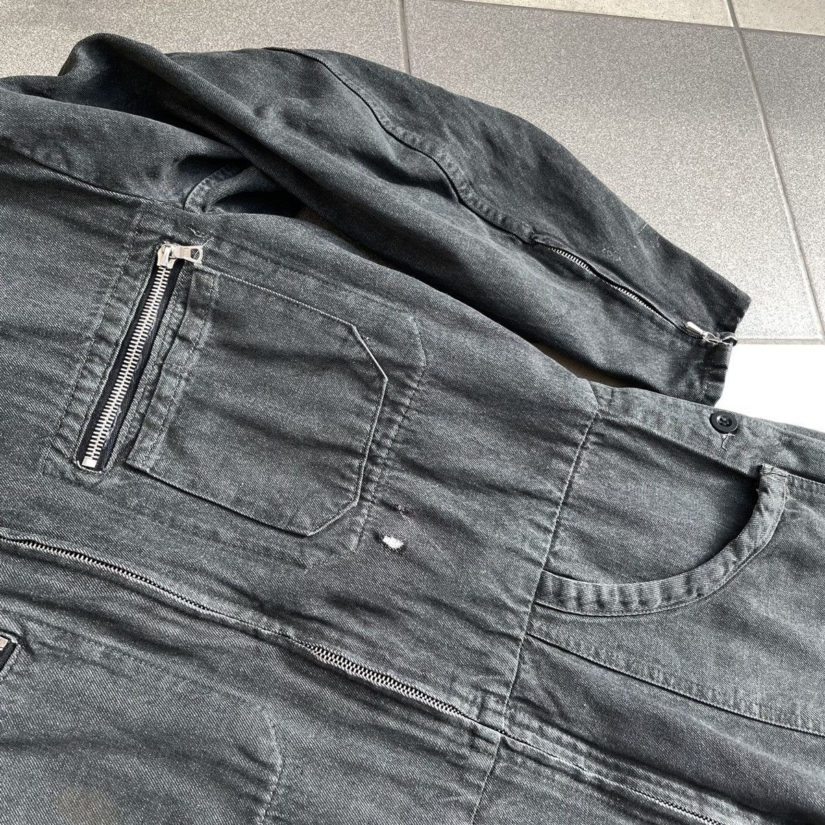 Japanese Brand Vintage 60s RIRI ZIPPERS Jeans Cropped Overalls Size US 32 / EU 48 - 6 Thumbnail