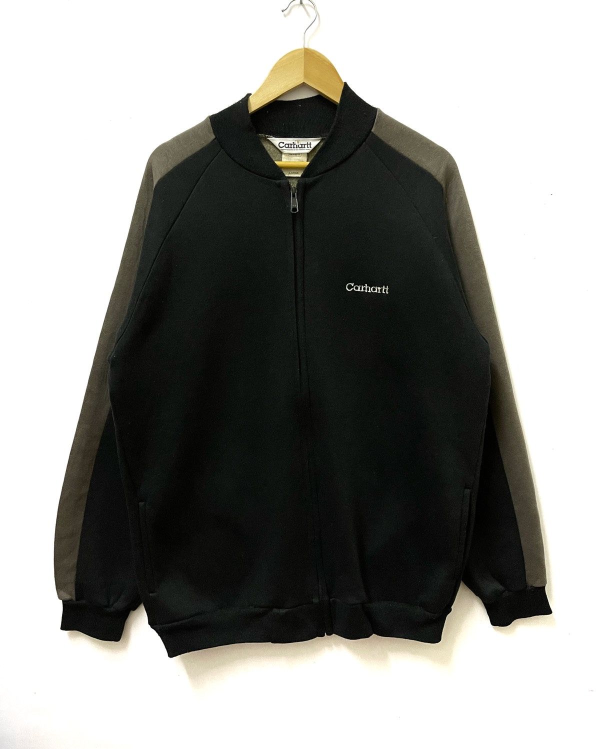Carhartt × Vintage Vintage Carhartt Full Zipper Jacket Black Size US L / EU 52-54 / 3 - 1 Thumbnail