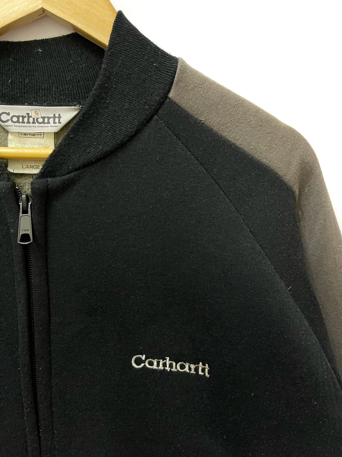 Carhartt × Vintage Vintage Carhartt Full Zipper Jacket Black Size US L / EU 52-54 / 3 - 3 Thumbnail