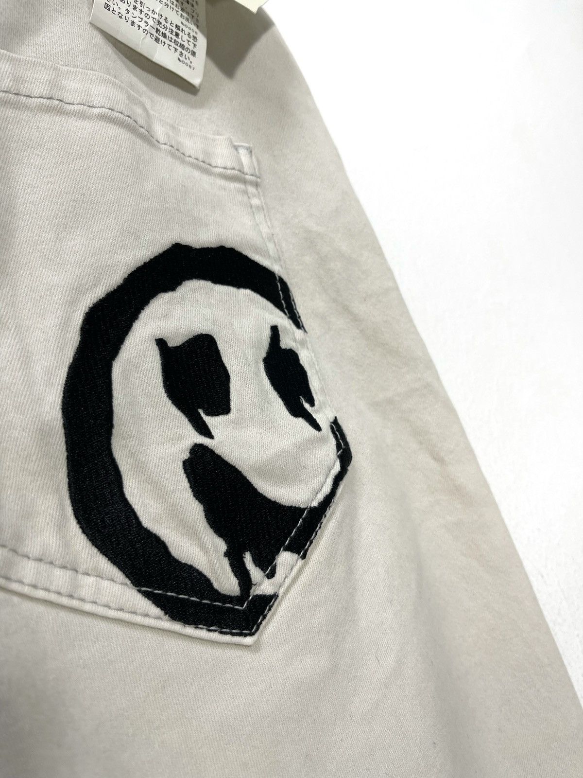 Japanese Brand World Wide Love Spell Out Riot Drop Croth Tapered 15🟦 Size US 30 / EU 46 - 5 Thumbnail