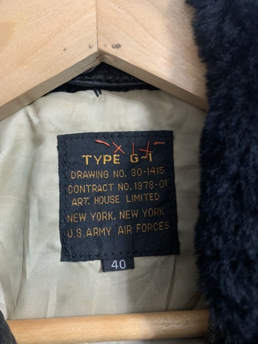 Japanese Brand Type G1 Us Army Air Force Leather Jacket Size US M / EU 48-50 / 2 - 7 Thumbnail