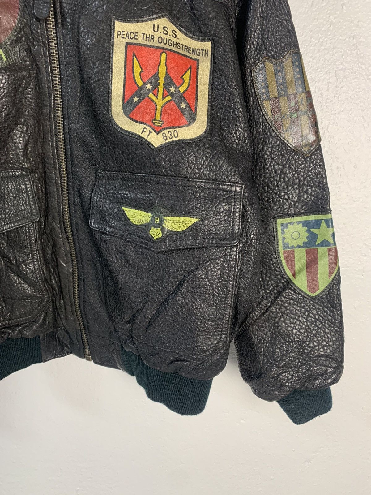 Japanese Brand Type G1 Us Army Air Force Leather Jacket Size US M / EU 48-50 / 2 - 2 Thumbnail