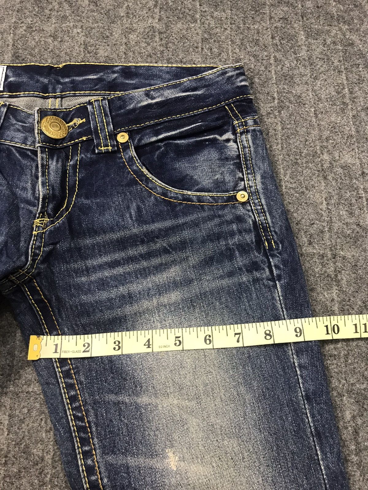 Japanese Brand × Vintage Sly Jeans Glamour Straight Cut Street Style Denim Pant Size 31" - 13 Thumbnail