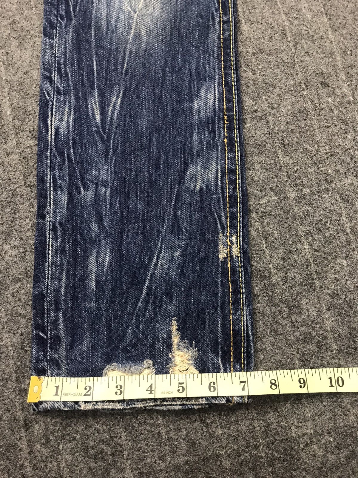 Japanese Brand × Vintage Sly Jeans Glamour Straight Cut Street Style Denim Pant Size 31" - 14 Thumbnail