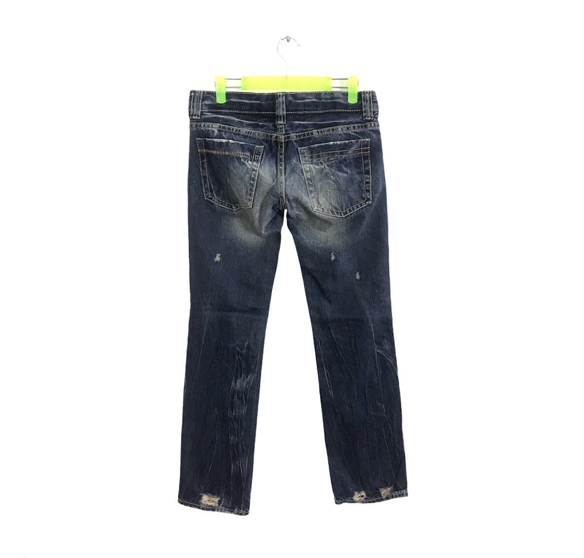 Japanese Brand × Vintage Sly Jeans Glamour Straight Cut Street Style Denim Pant Size 31" - 2 Thumbnail