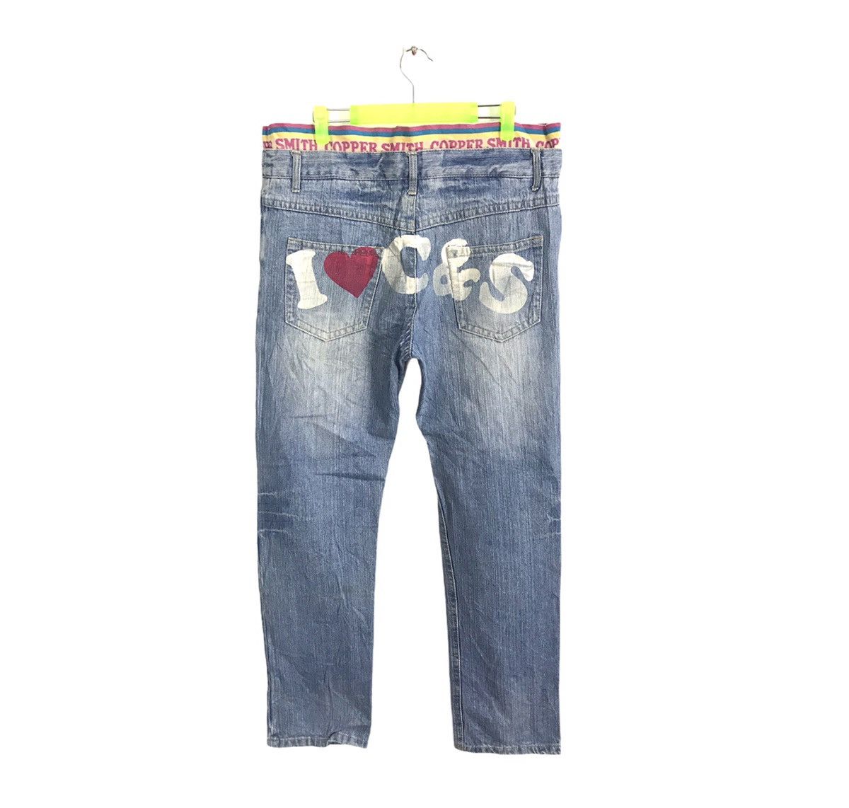 Japanese Brand × Vintage Copper Smith Straight Cut Style Denim Pants Jeans Size 35" - 1 Thumbnail