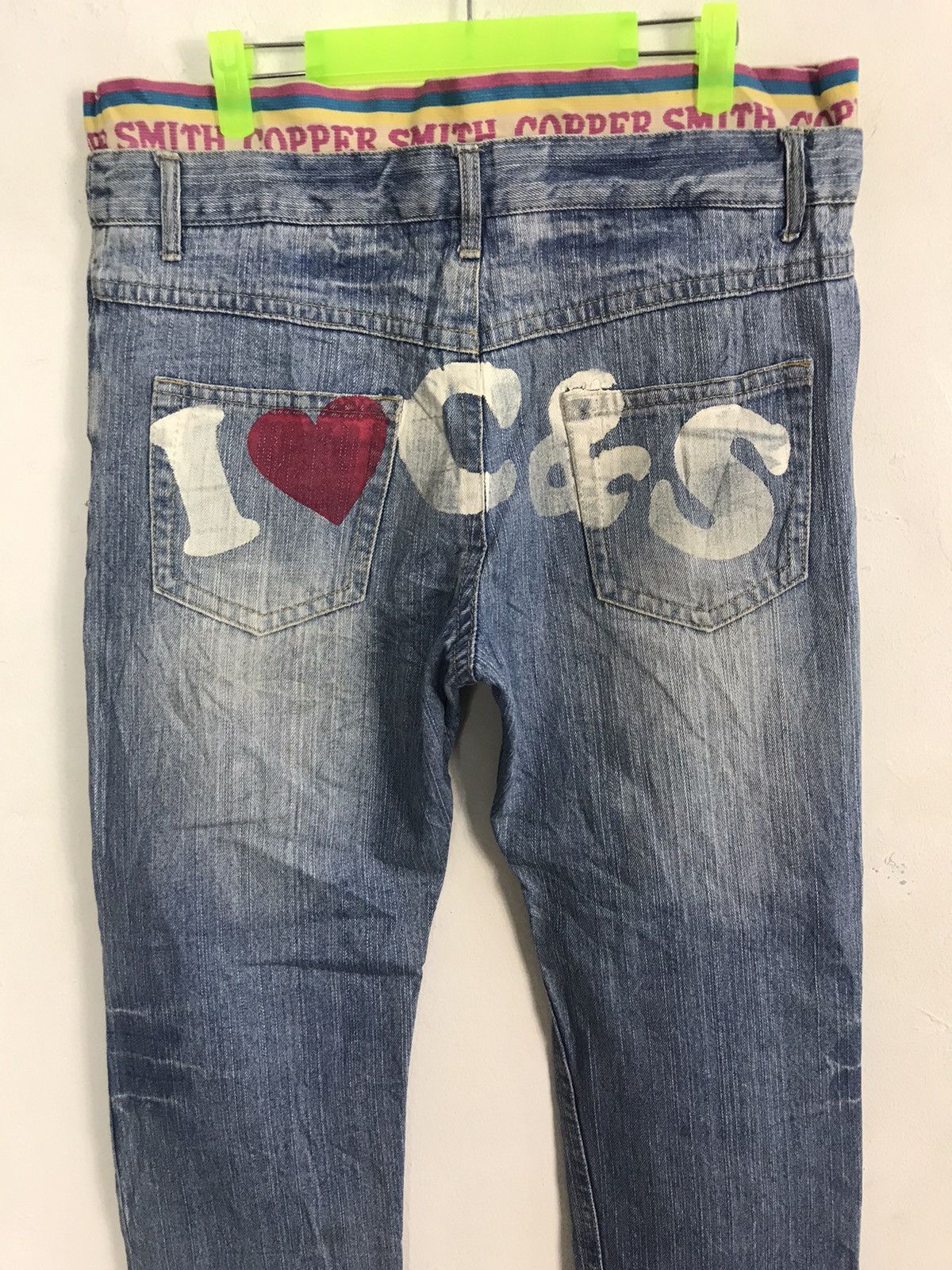 Japanese Brand × Vintage Copper Smith Straight Cut Style Denim Pants Jeans Size 35" - 5 Thumbnail