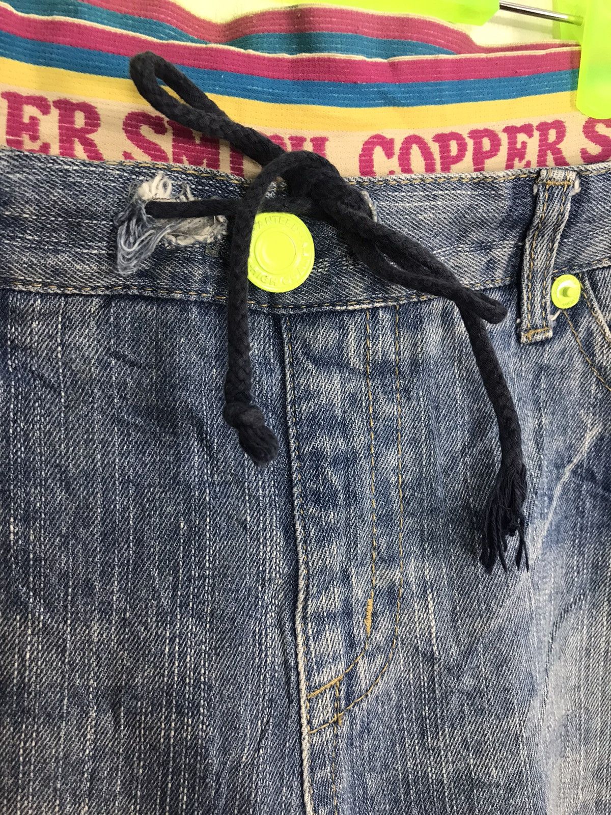 Japanese Brand × Vintage Copper Smith Straight Cut Style Denim Pants Jeans Size 35" - 4 Thumbnail