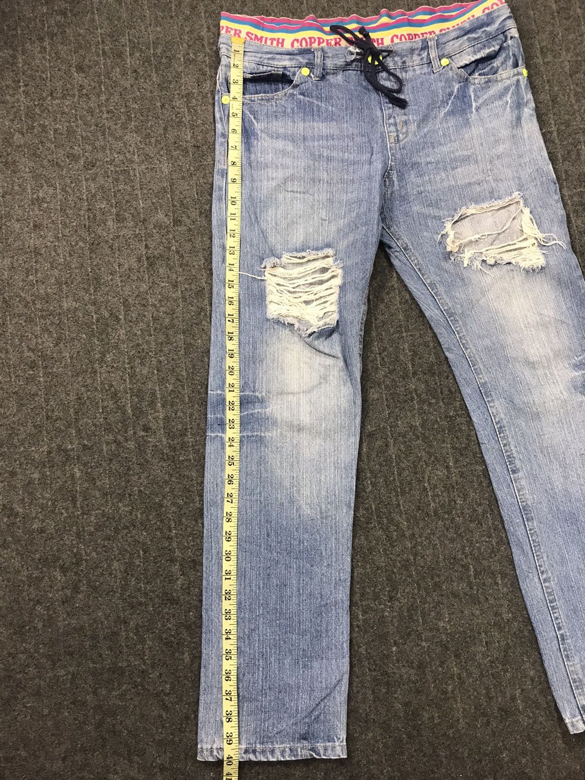 Japanese Brand × Vintage Copper Smith Straight Cut Style Denim Pants Jeans Size 35" - 10 Thumbnail