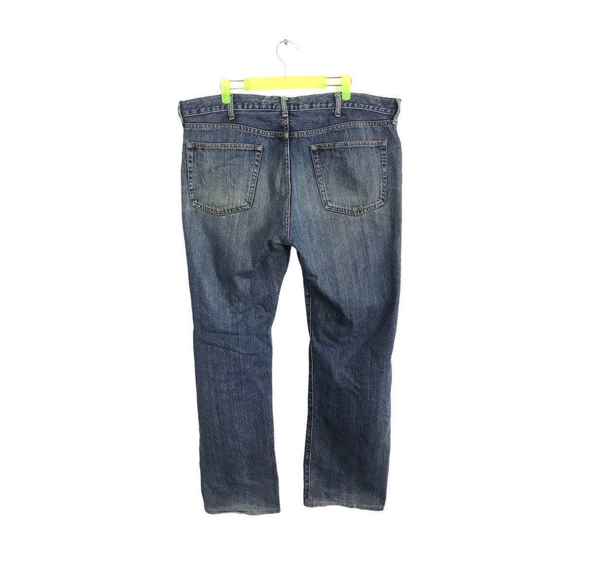 Japanese Brand × Vintage Straight Style Pants Distressed Denim Pant Trouser Big Size Size US 39 - 2 Thumbnail
