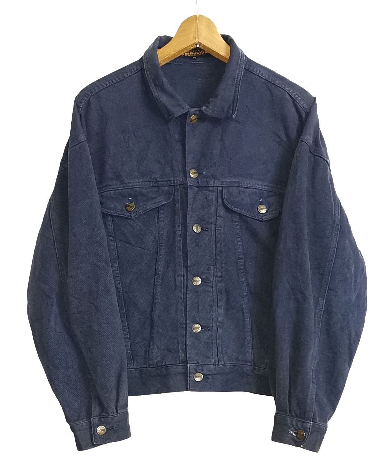Marithe + Francois Girbaud Marithe Francois Girbaud Denim Trucker Jacket Size US M / EU 48-50 / 2 - 2 Thumbnail