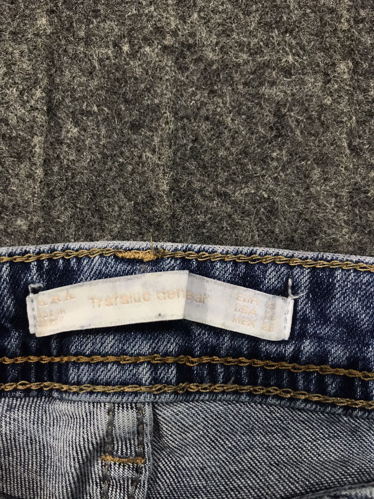 Vintage × Zara Zara Trafaluc Skinny Cut Style Embroidery Logo Denim Size 28" / US 6 / IT 42 - 5 Thumbnail