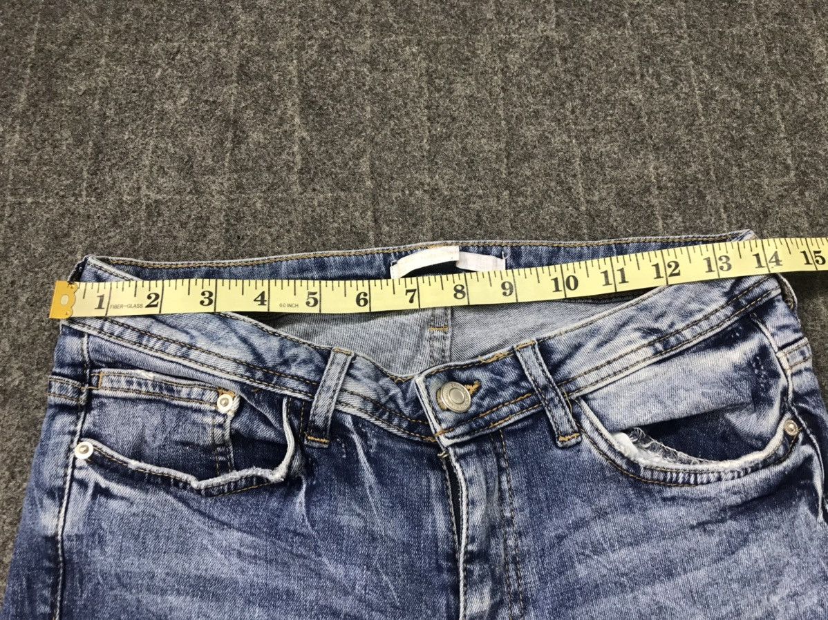 Vintage × Zara Zara Trafaluc Skinny Cut Style Embroidery Logo Denim Size 28" / US 6 / IT 42 - 7 Thumbnail