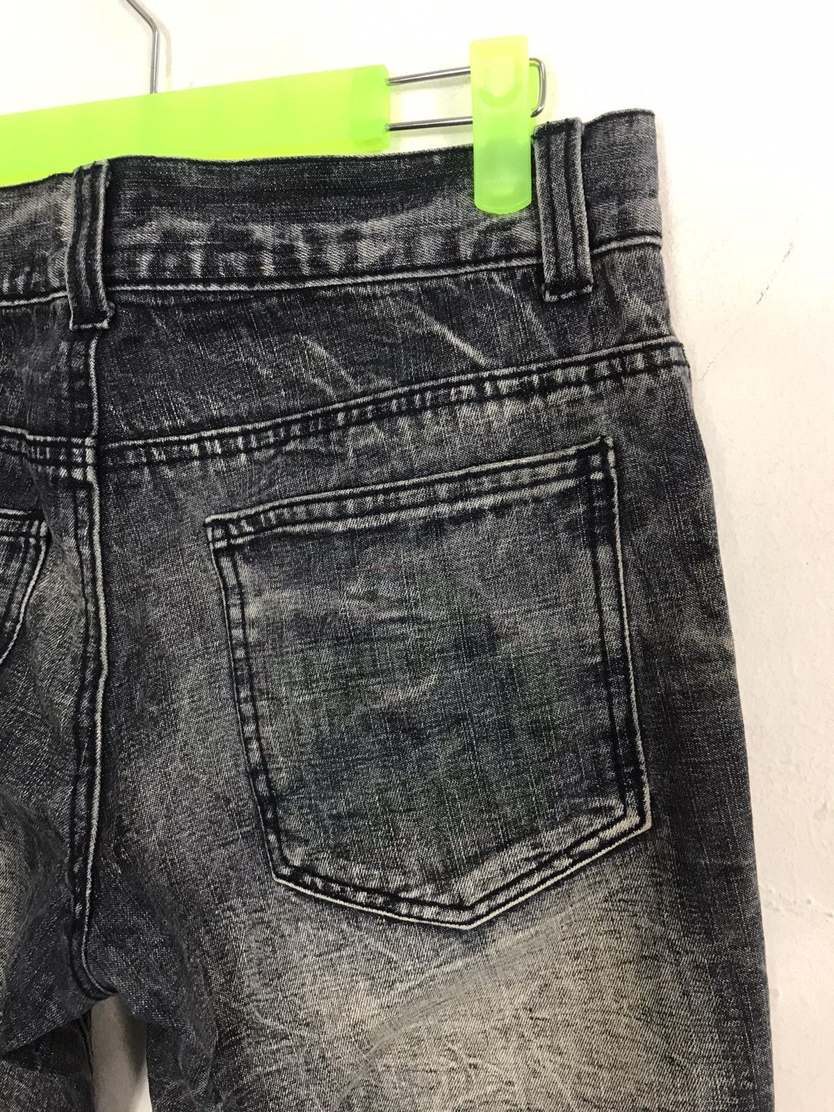 Japanese Brand × Vintage Lowbox Patchworks Art Embroidery Pants Distressed Denim Size 29" - 5 Thumbnail