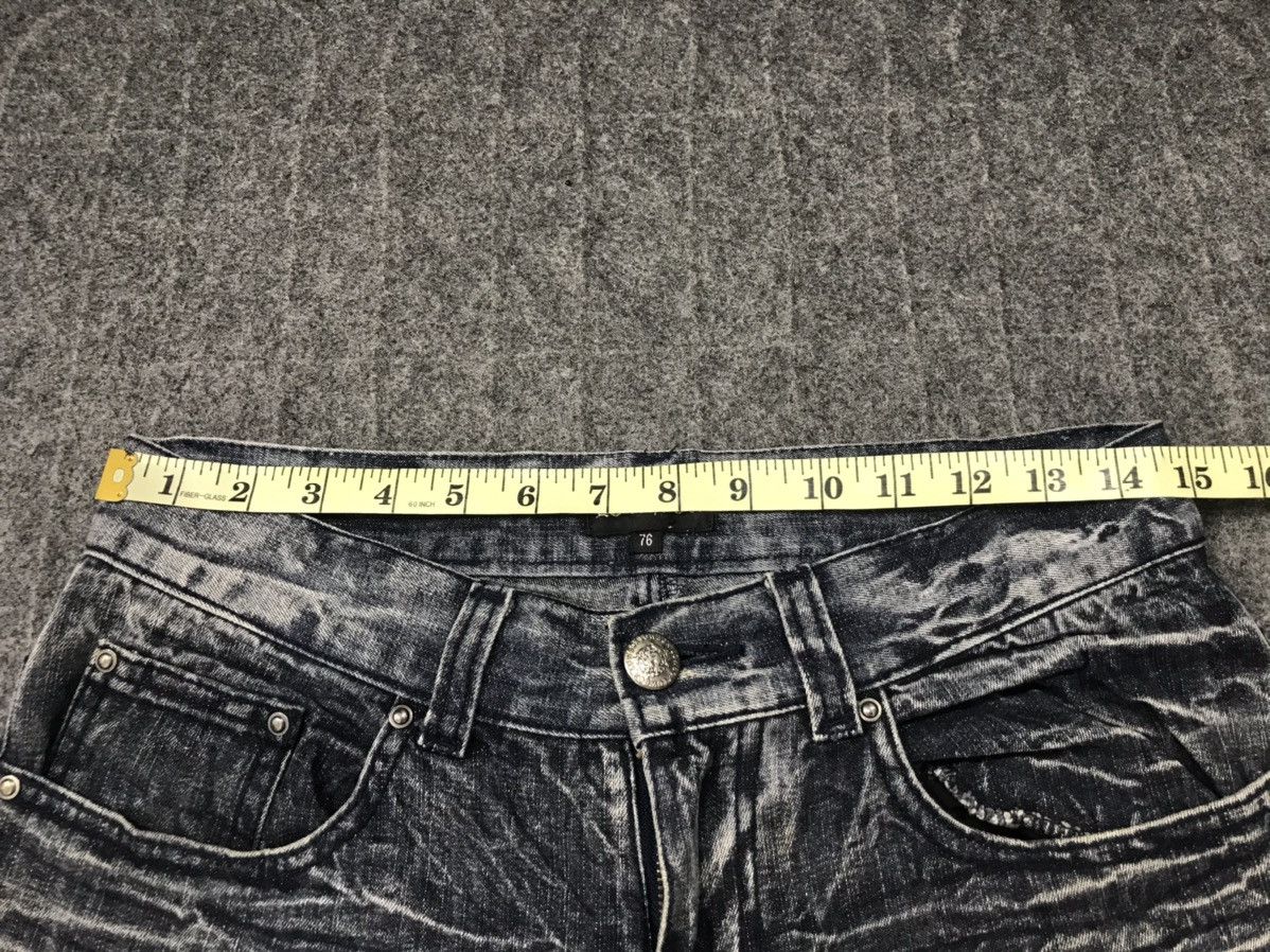 Japanese Brand × Vintage Lowbox Patchworks Art Embroidery Pants Distressed Denim Size 29" - 9 Thumbnail