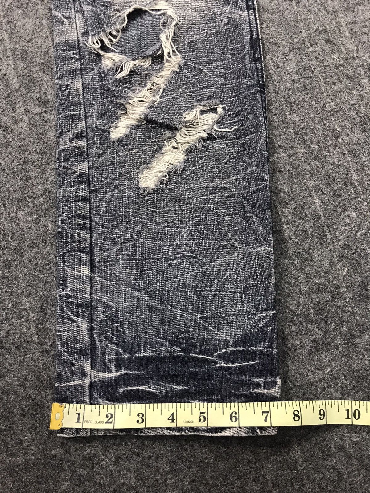 Japanese Brand × Vintage Lowbox Patchworks Art Embroidery Pants Distressed Denim Size 29" - 13 Thumbnail