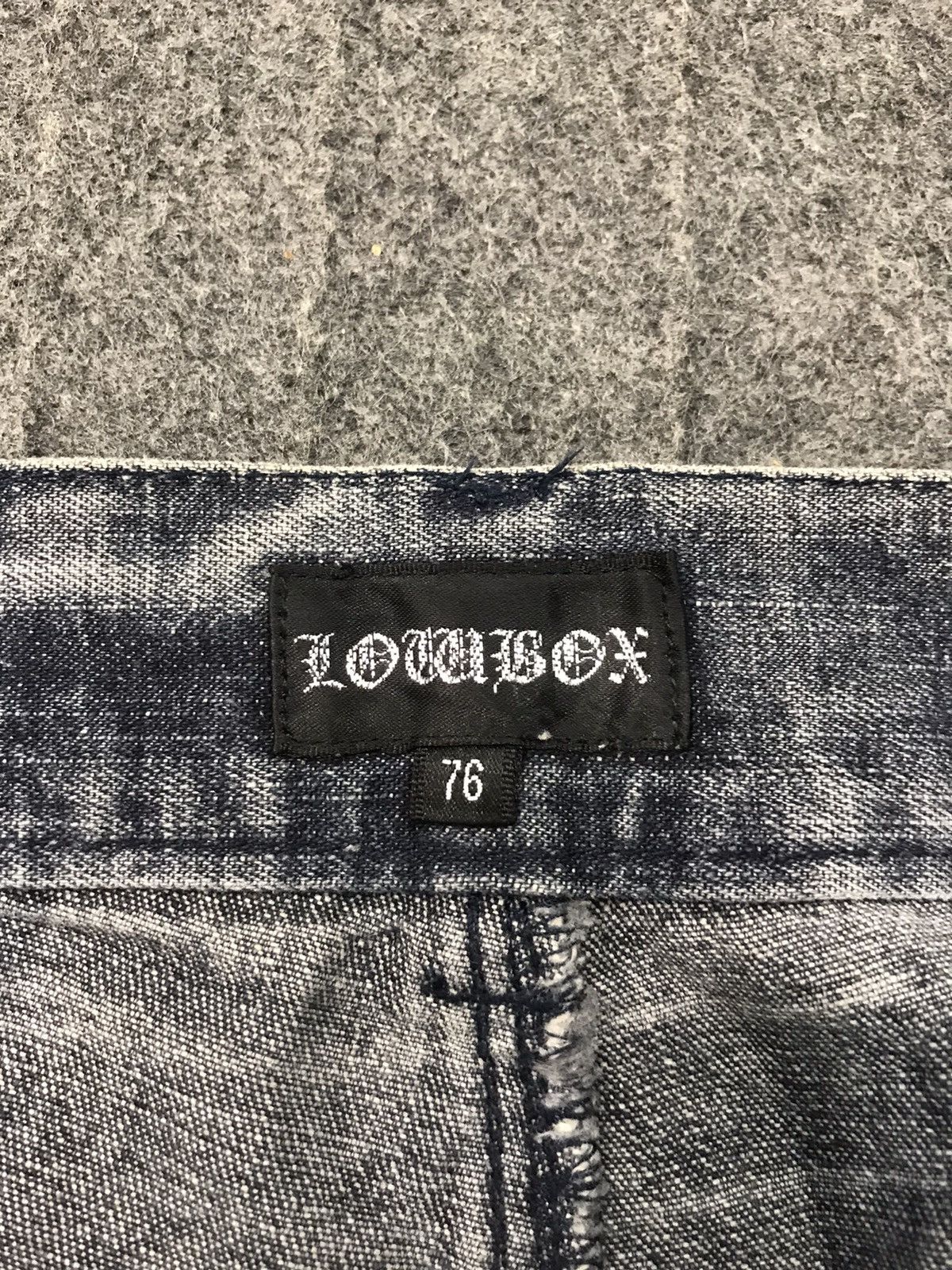 Japanese Brand × Vintage Lowbox Patchworks Art Embroidery Pants Distressed Denim Size 29" - 6 Thumbnail