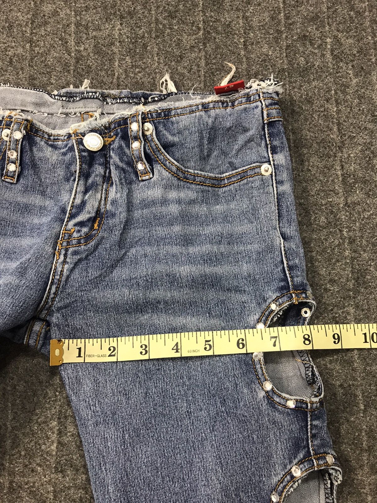 Japanese Brand × Vintage Japanese Brand Straight Cut Style Pants Distressed Denim Size 28" / US 6 / IT 42 - 12 Thumbnail