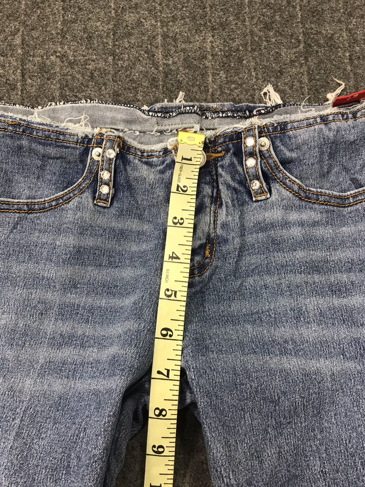 Japanese Brand × Vintage Japanese Brand Straight Cut Style Pants Distressed Denim Size 28" / US 6 / IT 42 - 11 Thumbnail