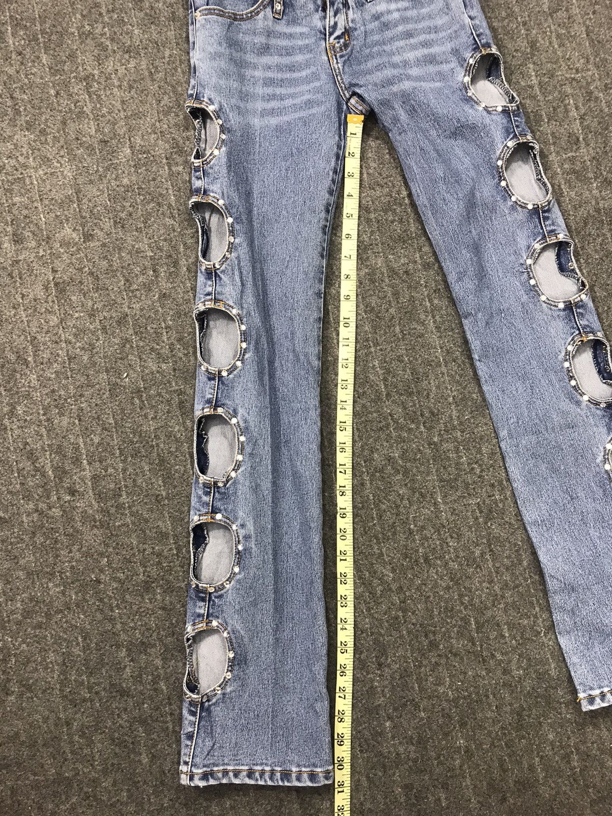 Japanese Brand × Vintage Japanese Brand Straight Cut Style Pants Distressed Denim Size 28" / US 6 / IT 42 - 10 Thumbnail