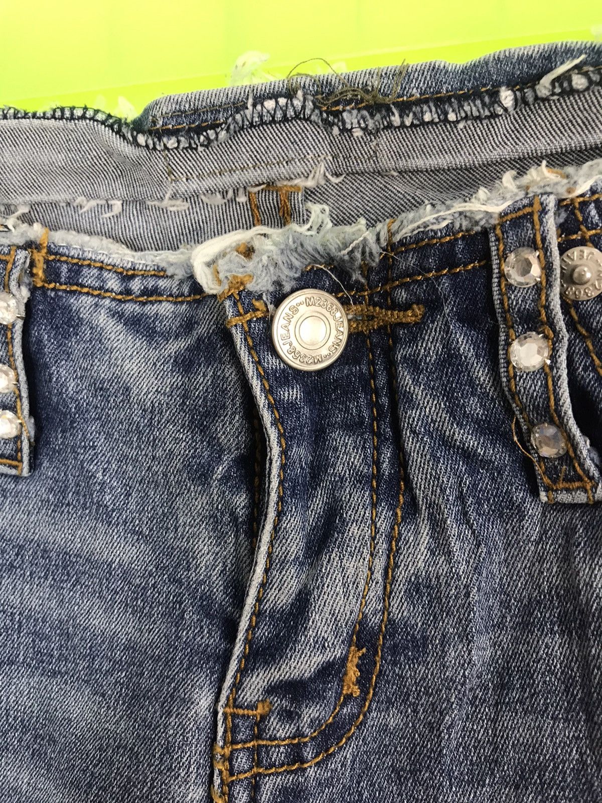 Japanese Brand × Vintage Japanese Brand Straight Cut Style Pants Distressed Denim Size 28" / US 6 / IT 42 - 3 Thumbnail