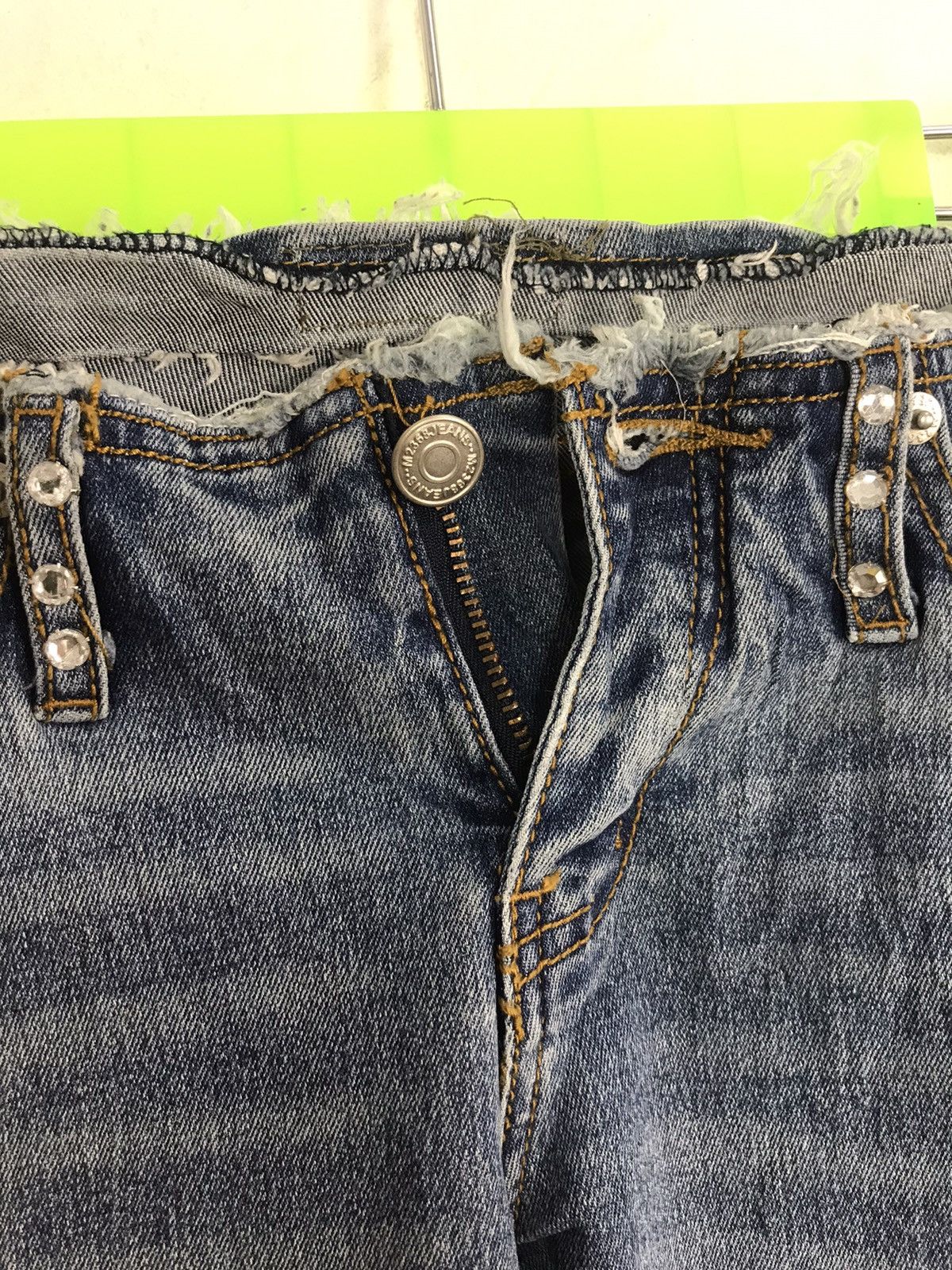 Japanese Brand × Vintage Japanese Brand Straight Cut Style Pants Distressed Denim Size 28" / US 6 / IT 42 - 4 Thumbnail