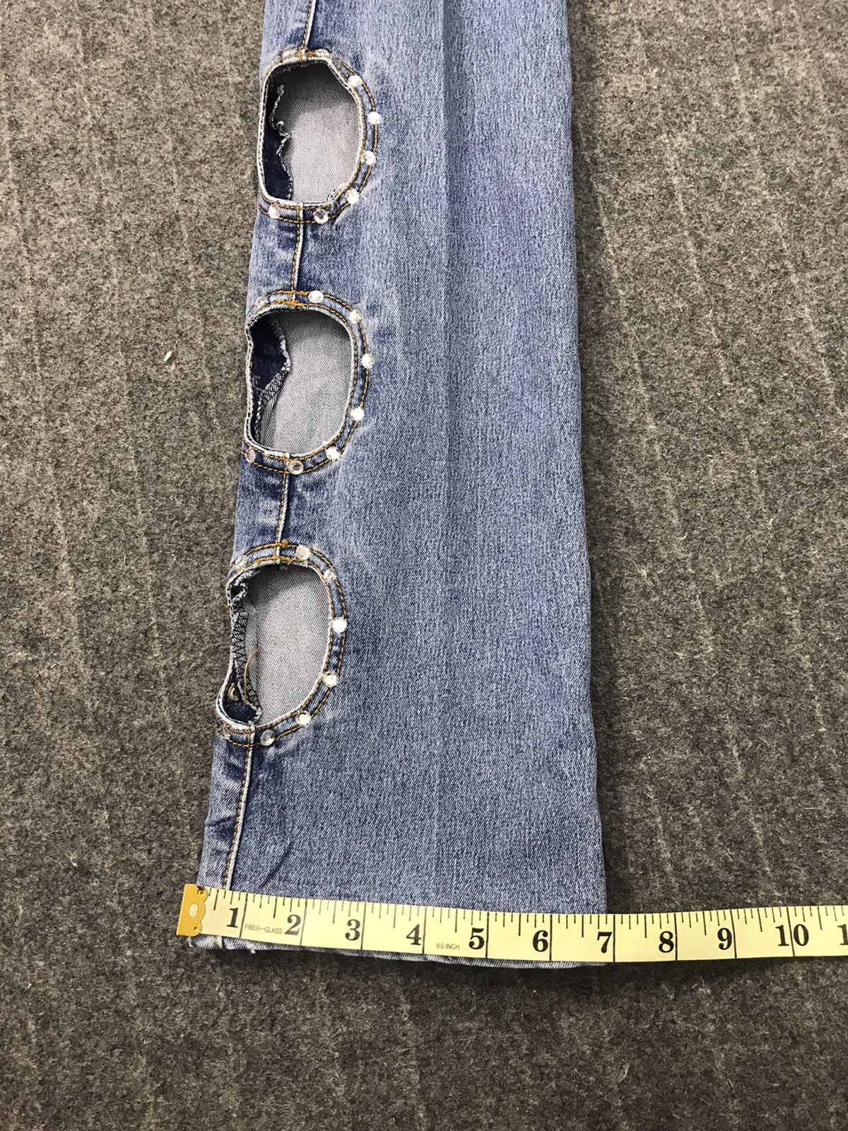 Japanese Brand × Vintage Japanese Brand Straight Cut Style Pants Distressed Denim Size 28" / US 6 / IT 42 - 13 Thumbnail