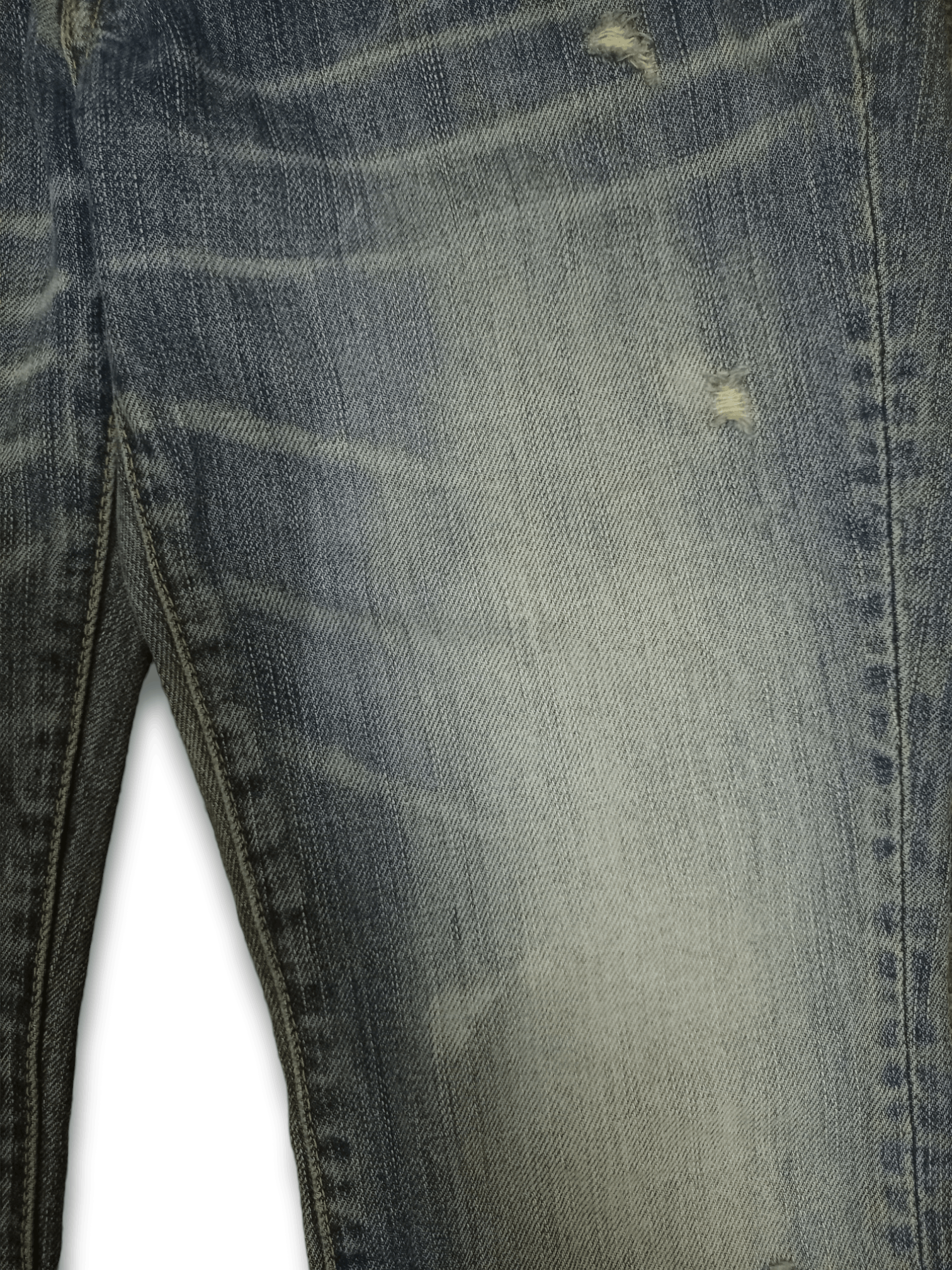 Japanese Brand Vintage Japanese Brand Blue Wash Flare Distressed Jeans Size US 28 / EU 44 - 7 Thumbnail