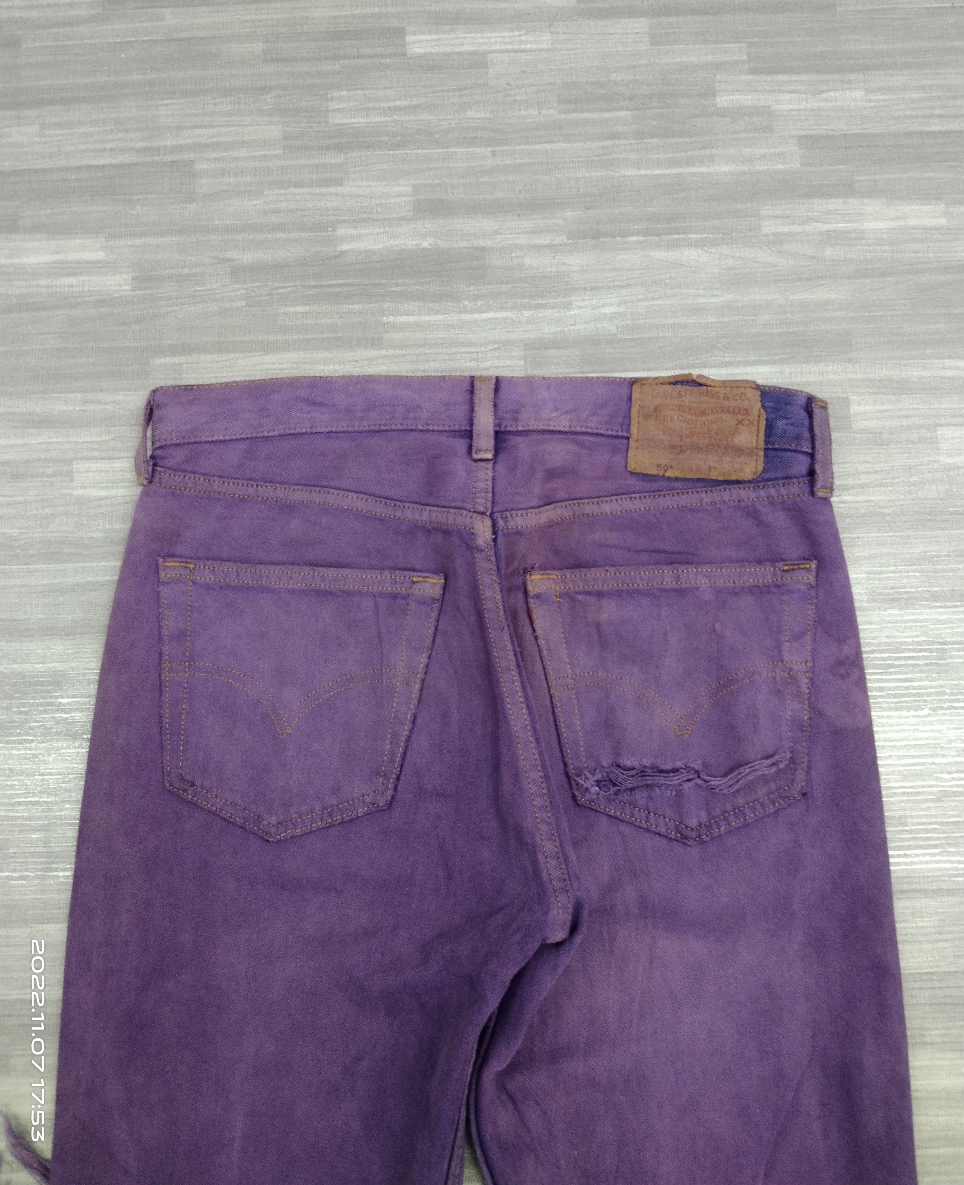 Levi's Vintage Clothing INSANE 90s🔥 LEVIS 501 VINTAGE 90s DENIM PANTS Size US 30 / EU 46 - 5 Thumbnail