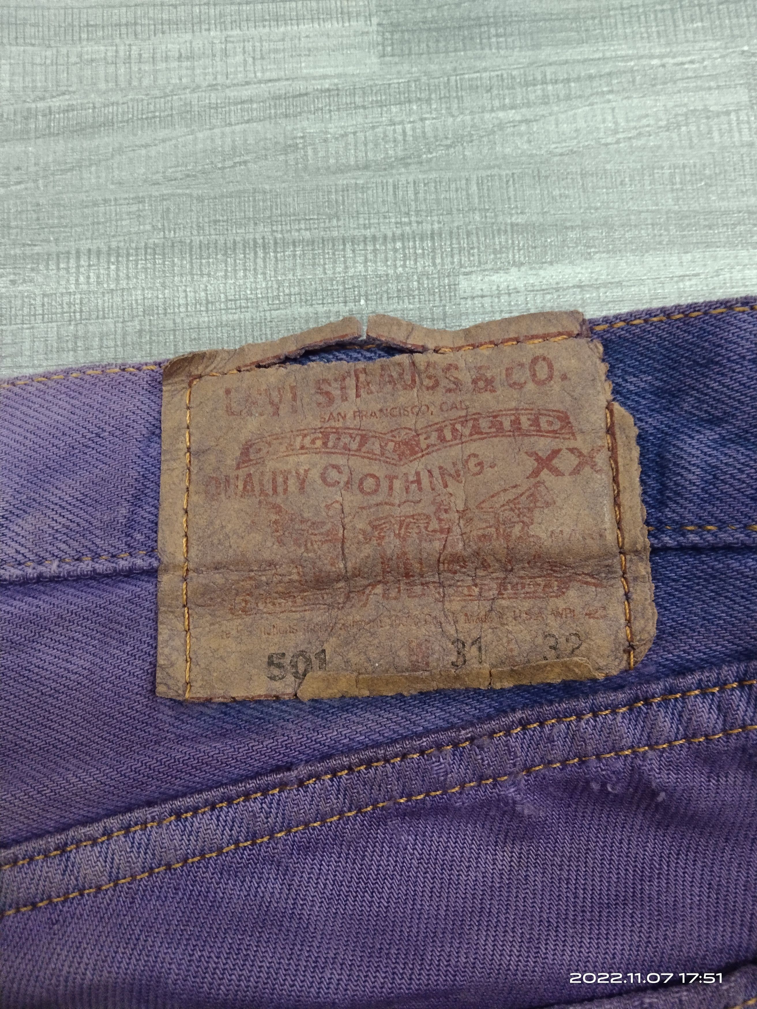 Levi's Vintage Clothing INSANE 90s🔥 LEVIS 501 VINTAGE 90s DENIM PANTS Size US 30 / EU 46 - 14 Thumbnail