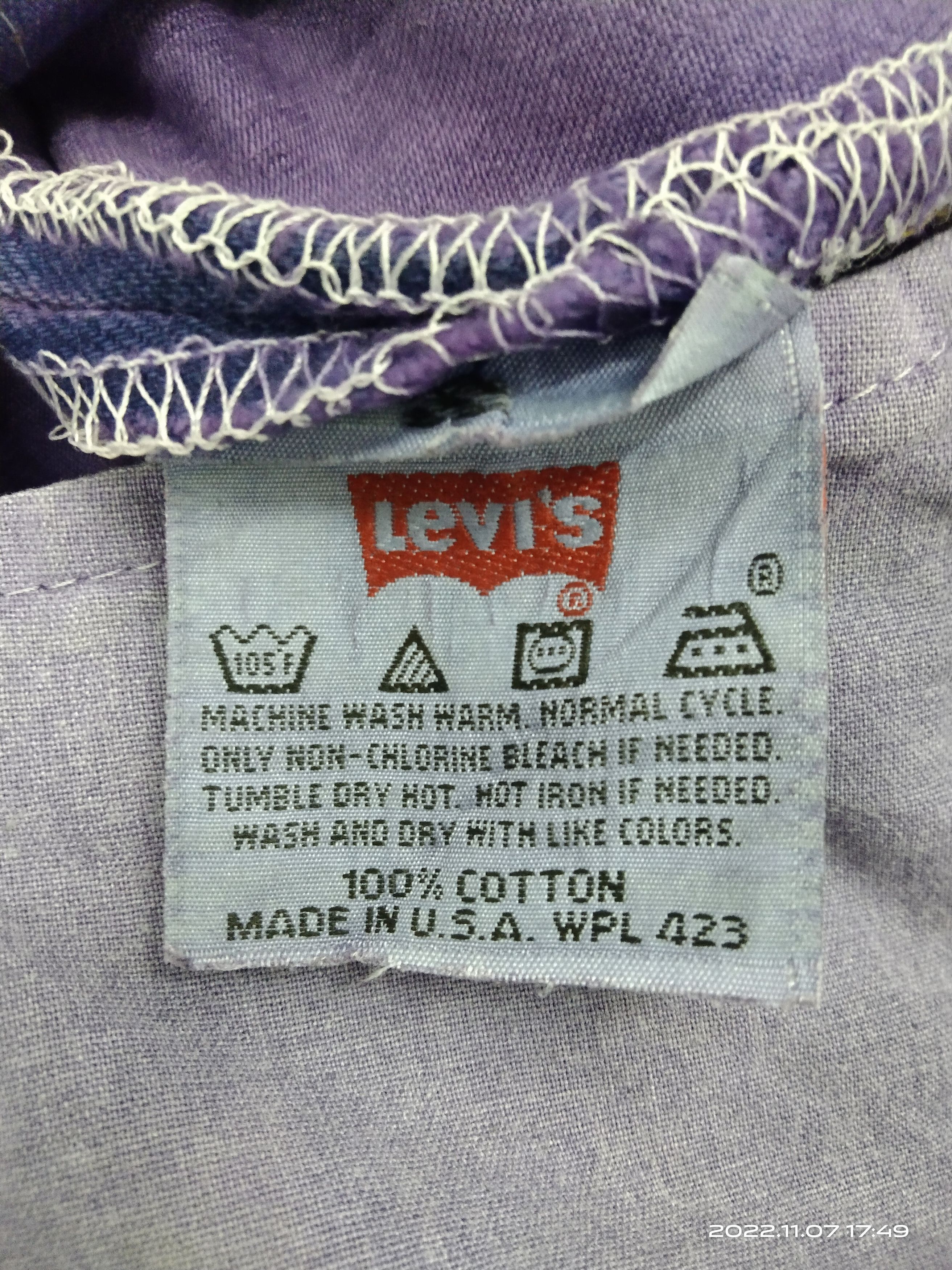 Levi's Vintage Clothing INSANE 90s🔥 LEVIS 501 VINTAGE 90s DENIM PANTS Size US 30 / EU 46 - 13 Thumbnail
