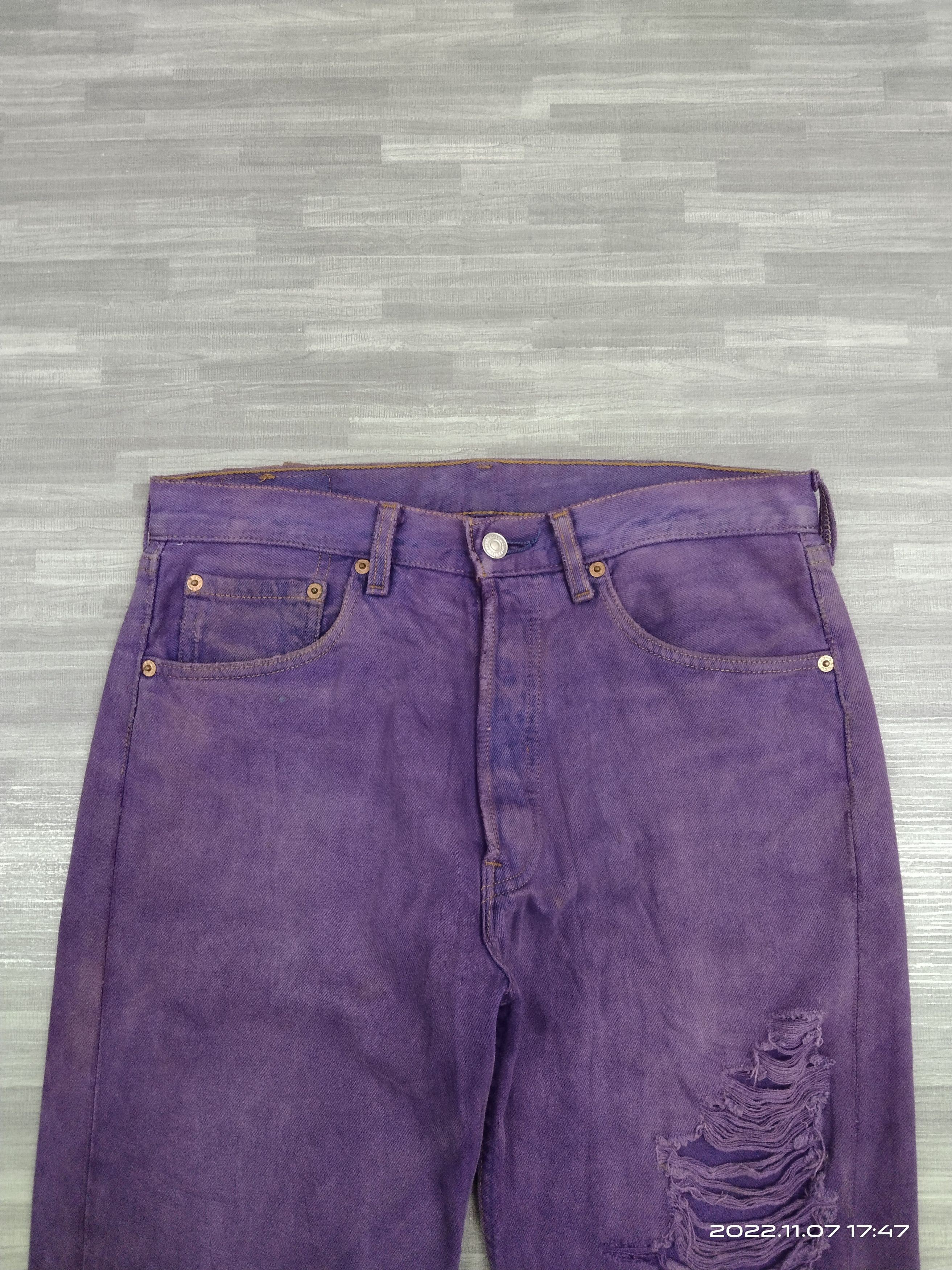 Levi's Vintage Clothing INSANE 90s🔥 LEVIS 501 VINTAGE 90s DENIM PANTS Size US 30 / EU 46 - 4 Thumbnail