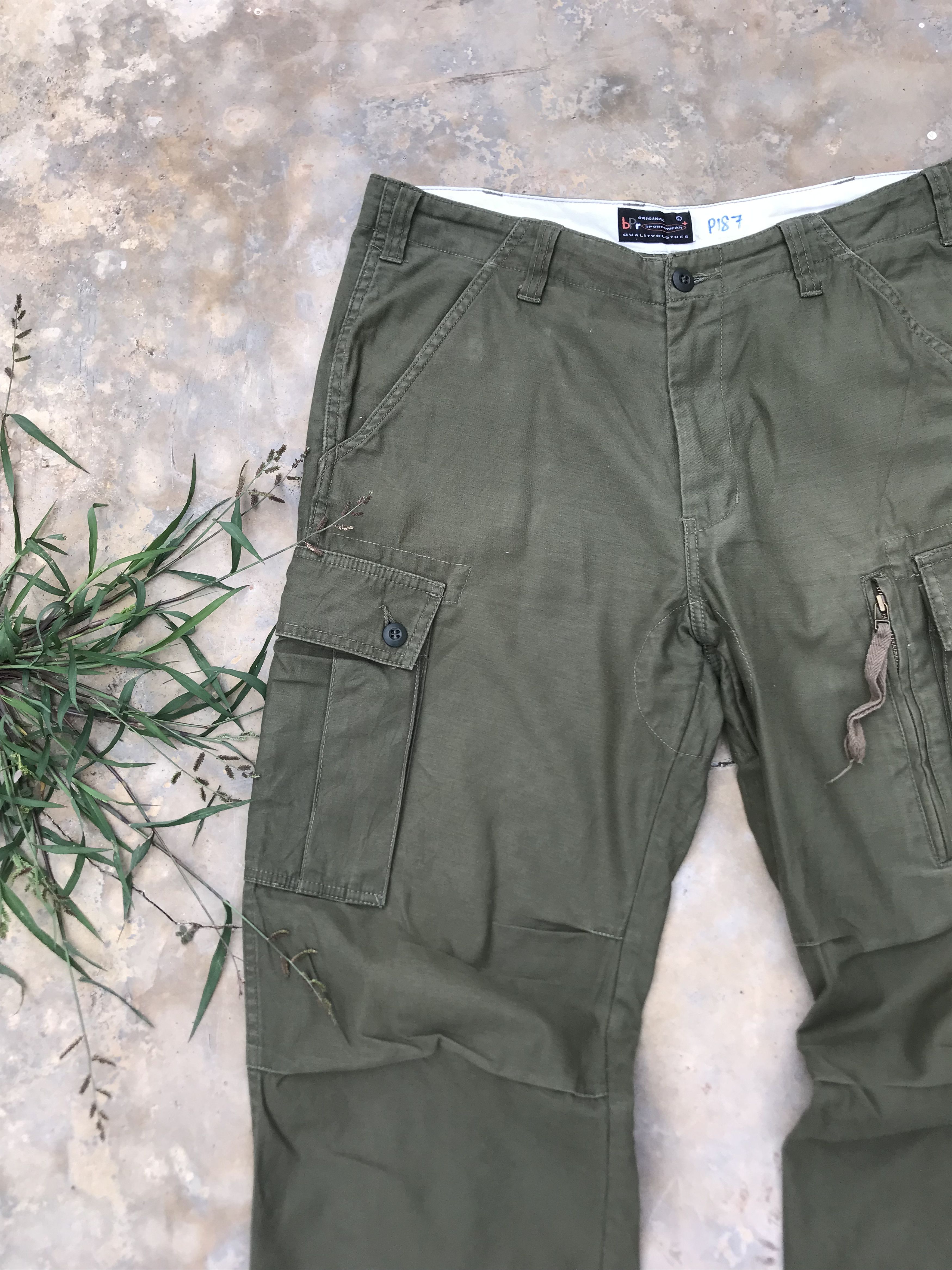 Japanese Brand BPR ORIGINAL SPORTWEAR CARGO PANT Size US 34 / EU 50 - 4 Thumbnail