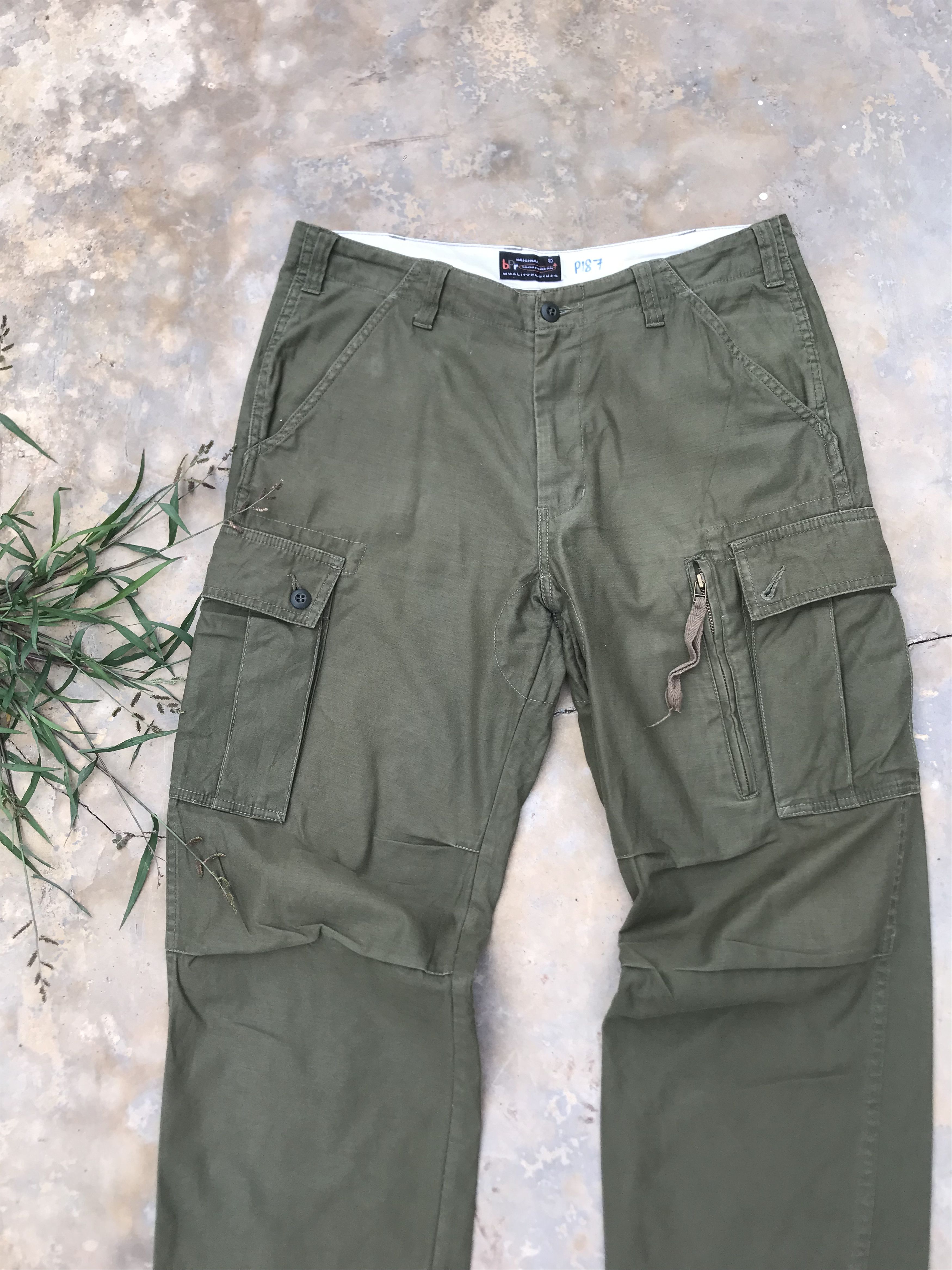 Japanese Brand BPR ORIGINAL SPORTWEAR CARGO PANT Size US 34 / EU 50 - 1 Thumbnail