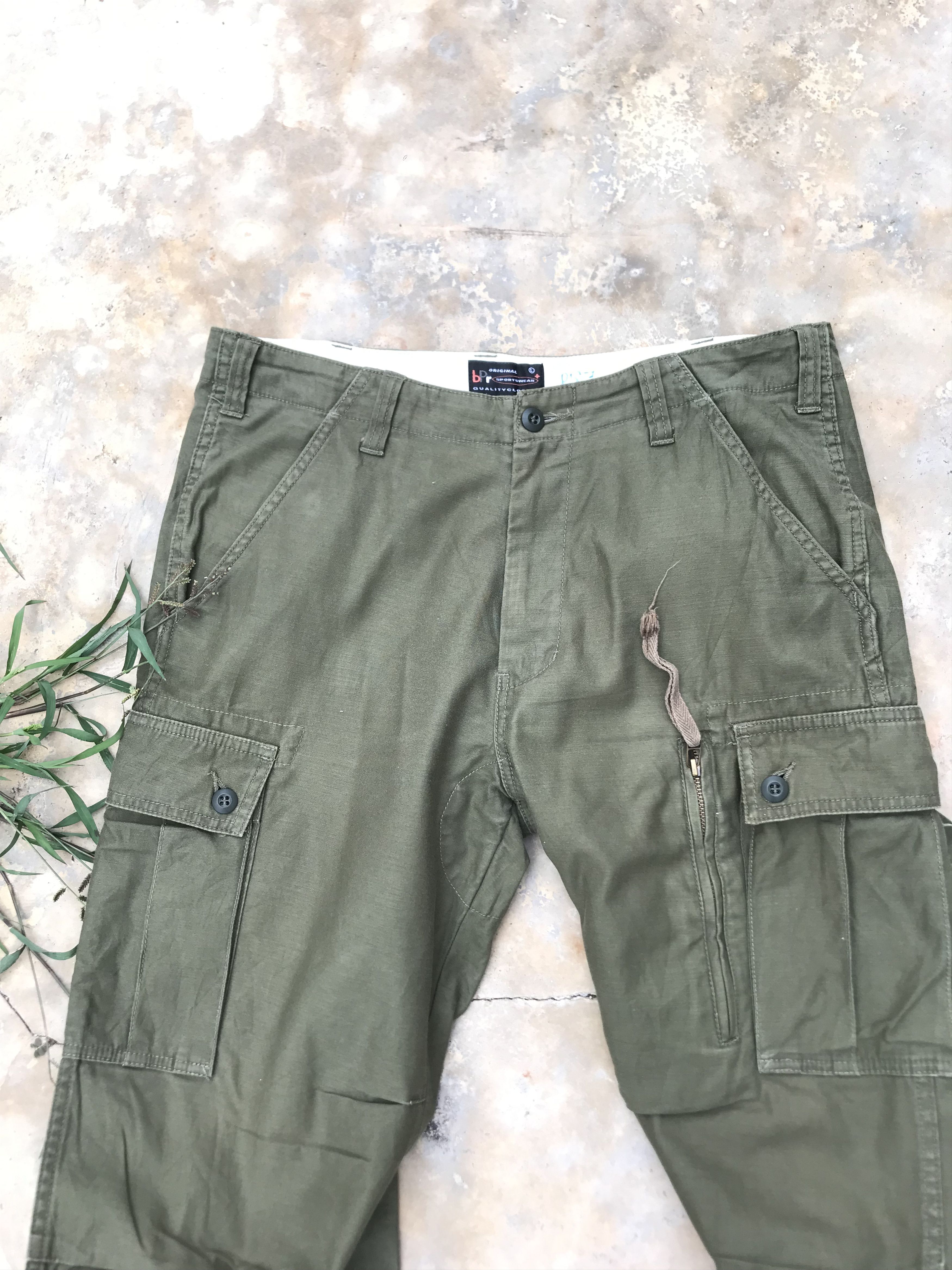 Japanese Brand BPR ORIGINAL SPORTWEAR CARGO PANT Size US 34 / EU 50 - 6 Thumbnail