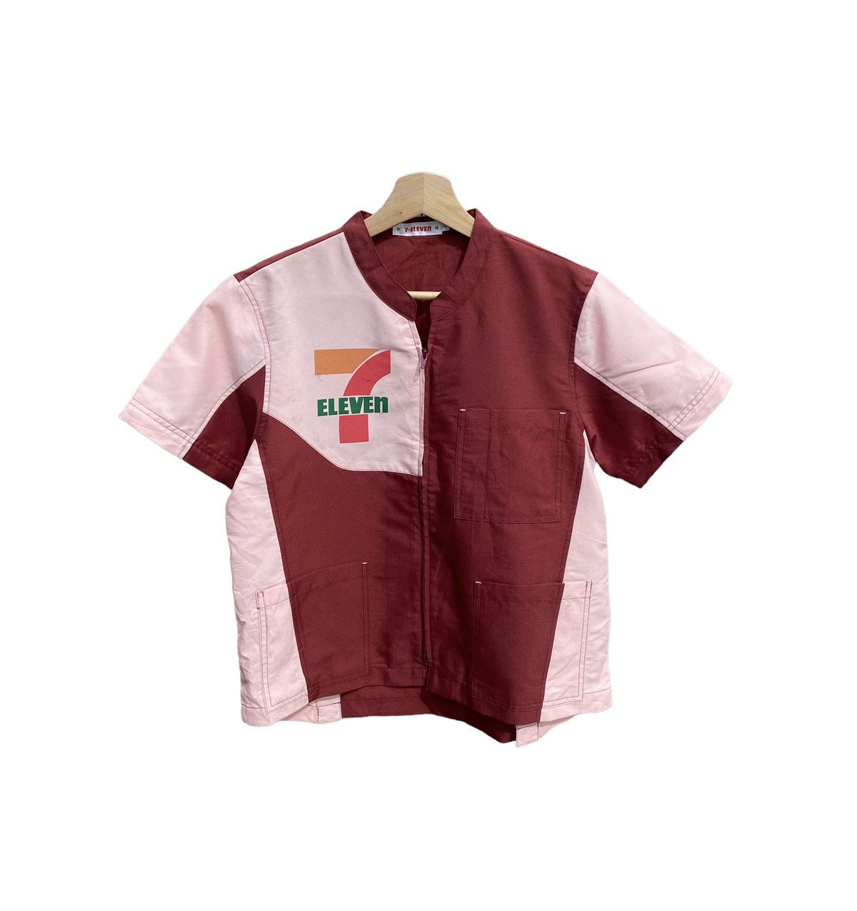 Japanese Brand × Uniform Wares Vintage 7- Eleven Workshirt Size US S / EU 44-46 / 1 - 1 Thumbnail