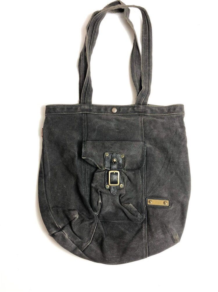 Designer × Japanese Brand Japanese Designer Style Canvas Tote Bag Size ONE SIZE - 2 Thumbnail