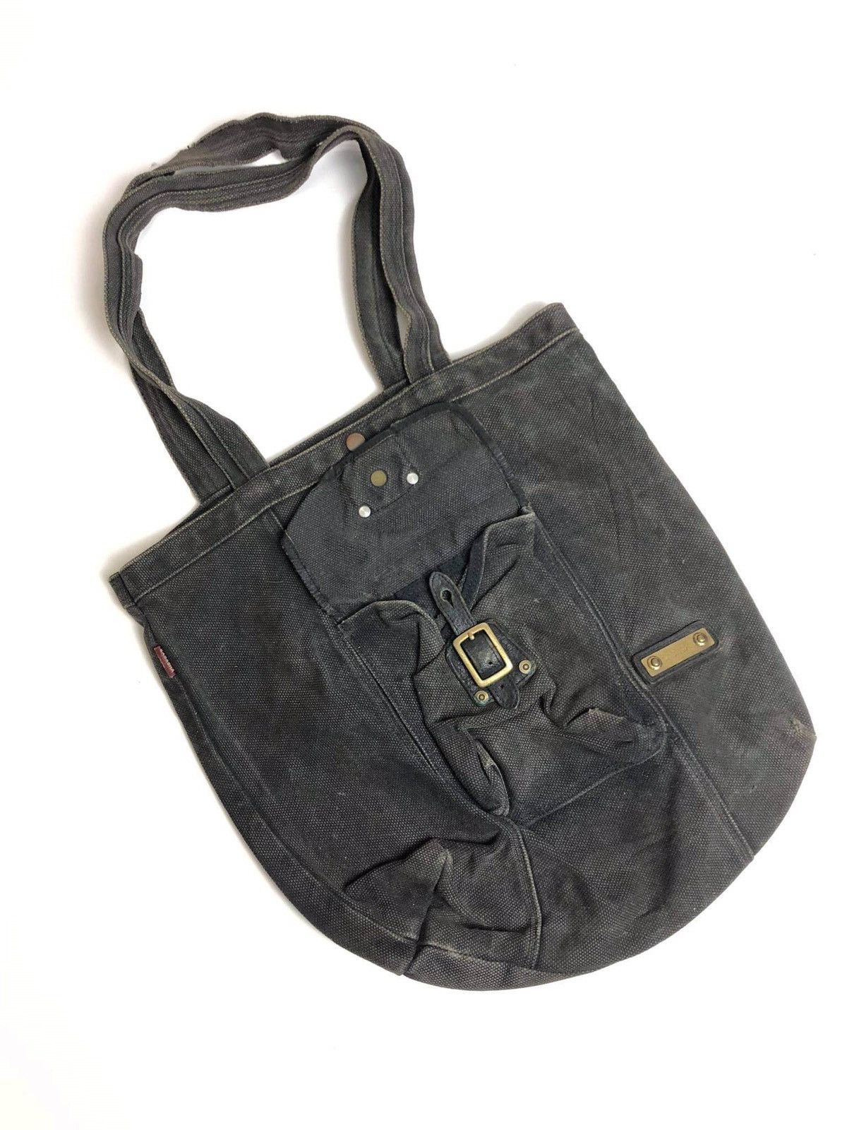Designer × Japanese Brand Japanese Designer Style Canvas Tote Bag Size ONE SIZE - 9 Thumbnail