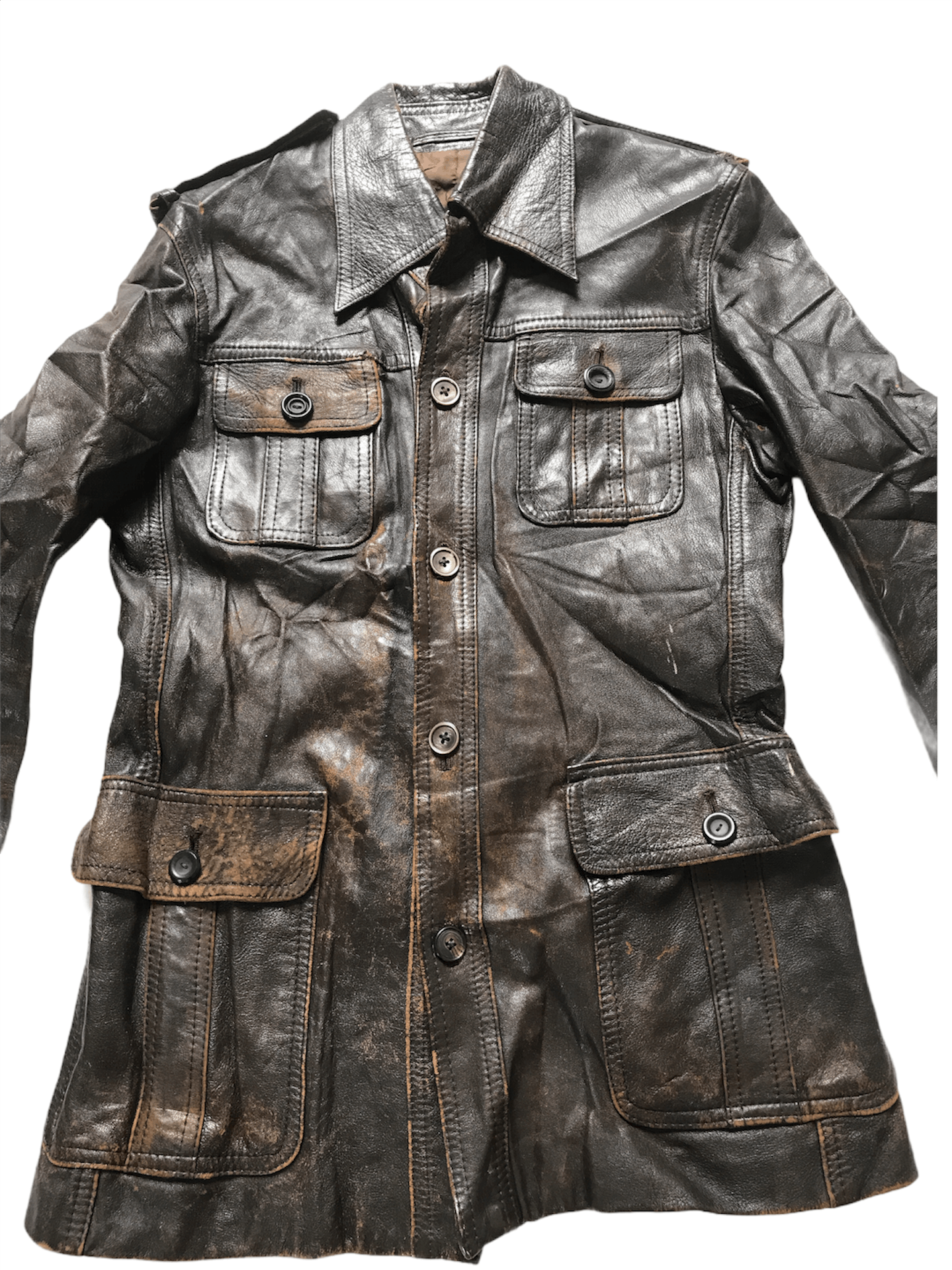 Japanese Brand × Vintage Vintage Japanese Brand Leather Jacket Size US S / EU 44-46 / 1 - 3 Thumbnail
