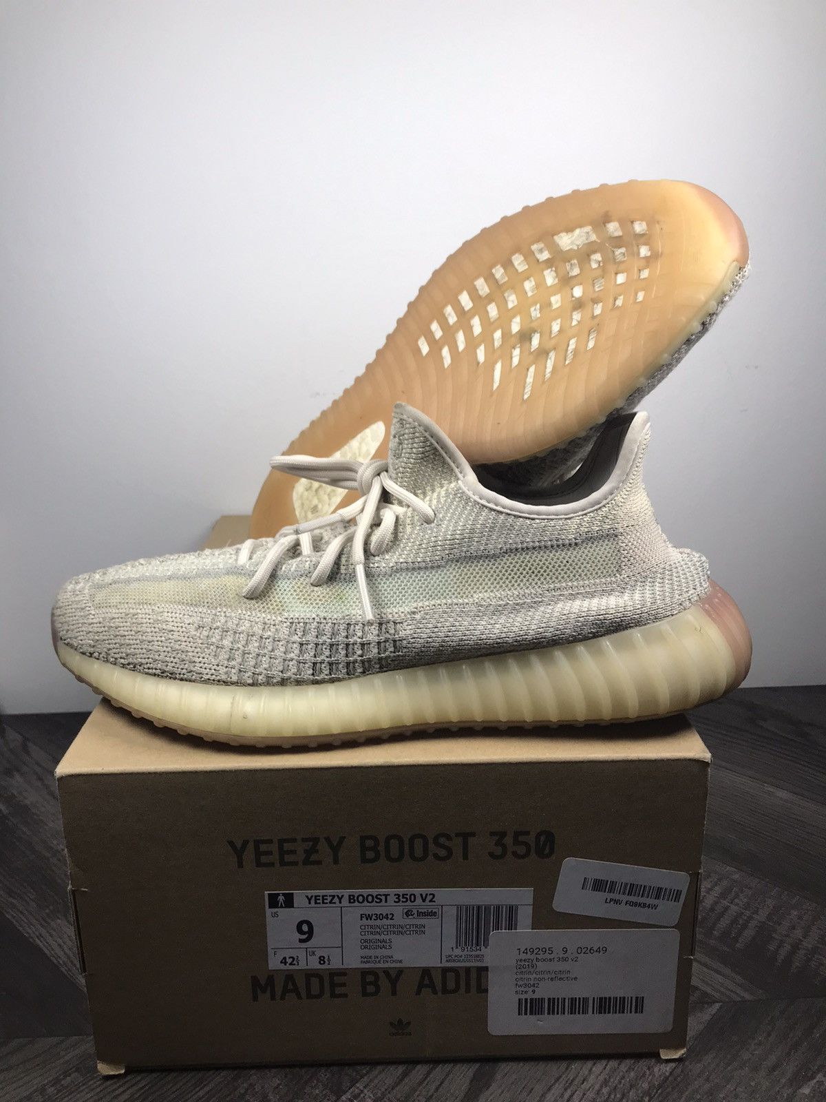 Adidas Yeezy Boost 350 V2 Citrin Non Reflective