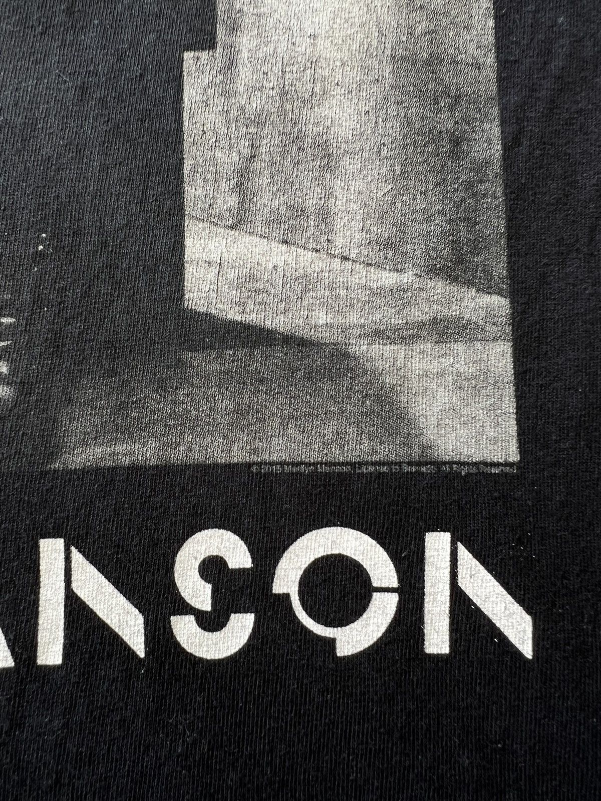 Band Tees Vintage 2015 Marilyn Manson Black Tee Size US L / EU 52-54 / 3 - 5 Thumbnail