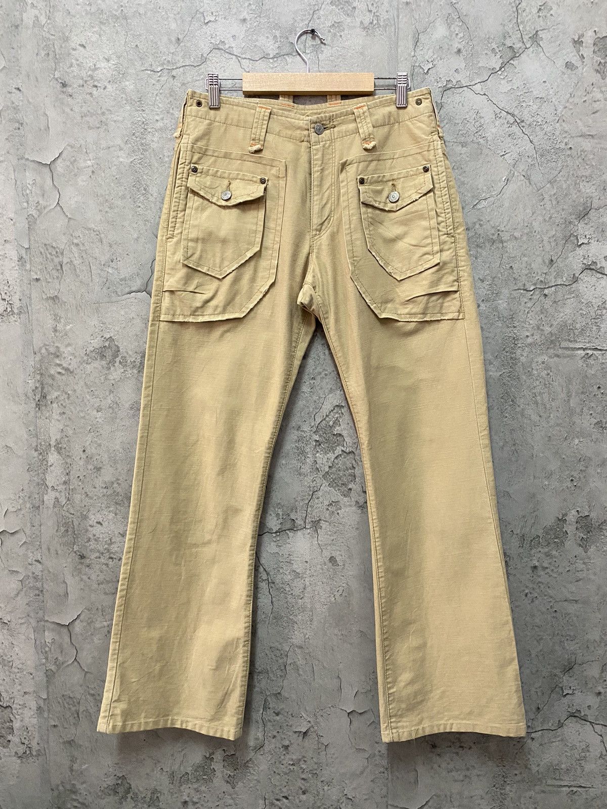 Edwin × Japanese Brand × Vintage Vintage Edwin Bush Pocket Bootcut Flared Pants Size US 30 / EU 46 - 1 Thumbnail