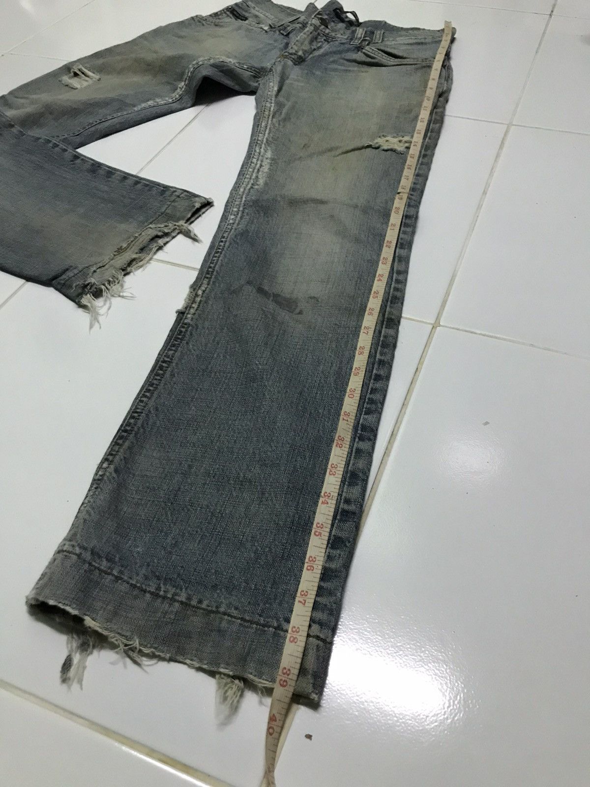 Dolce & Gabbana × Vintage Dolce & gabbana distressed jeans Size 33" - 10 Thumbnail