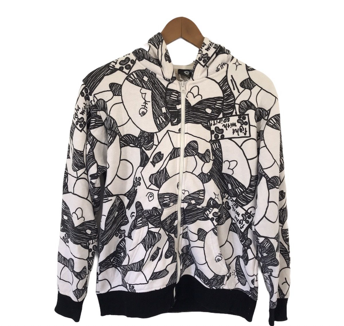 Cartoon Network × Japanese Brand Isogazu Aserazu Overprint Hoodie Jacket Size US M / EU 48-50 / 2 - 1 Thumbnail