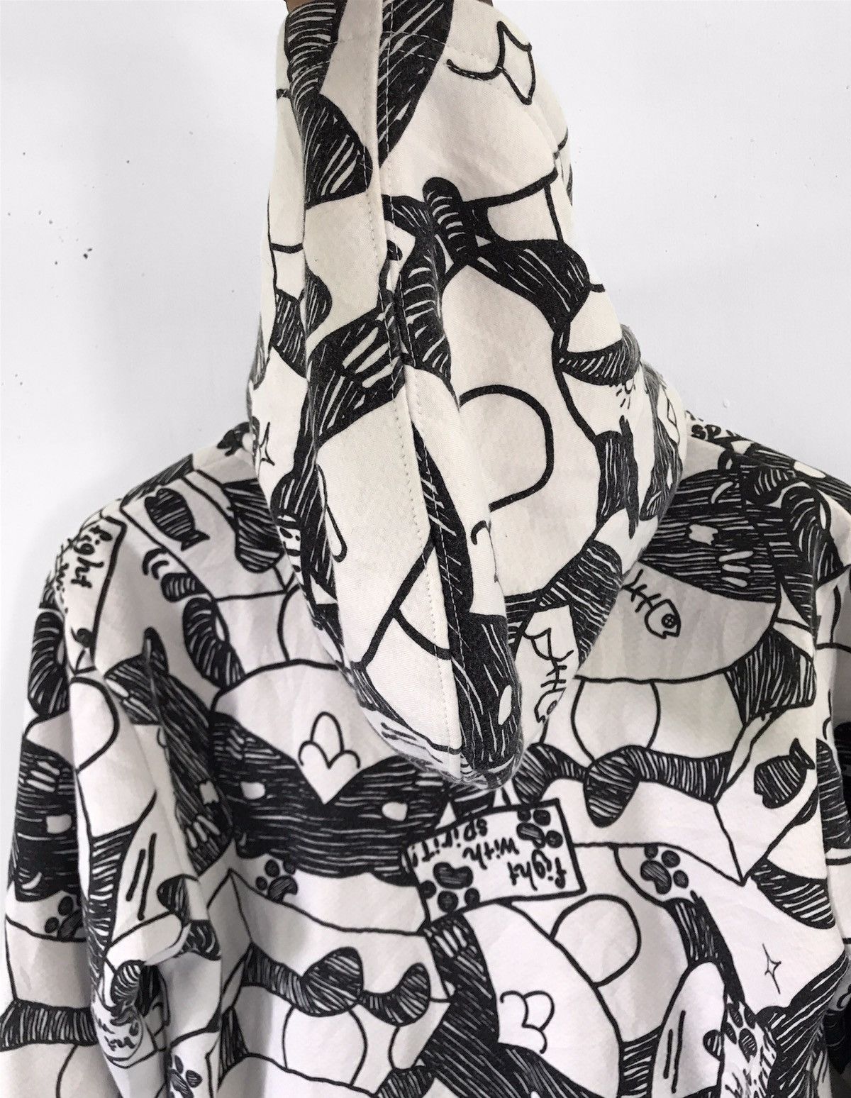 Cartoon Network × Japanese Brand Isogazu Aserazu Overprint Hoodie Jacket Size US M / EU 48-50 / 2 - 3 Thumbnail