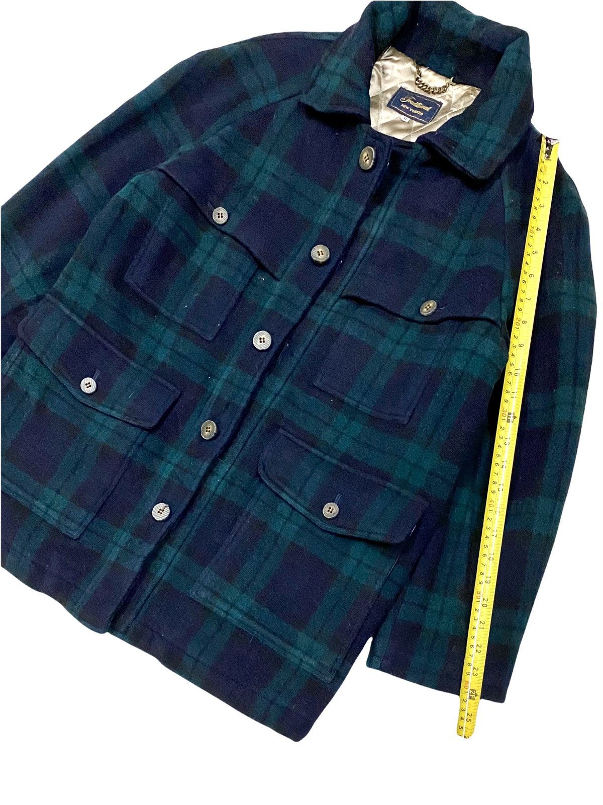 Designer VTG TRADITIONAL NEW YORKER MEN TEKWOOL FLANNEL JACKET PLAID Size US M / EU 48-50 / 2 - 19 Thumbnail