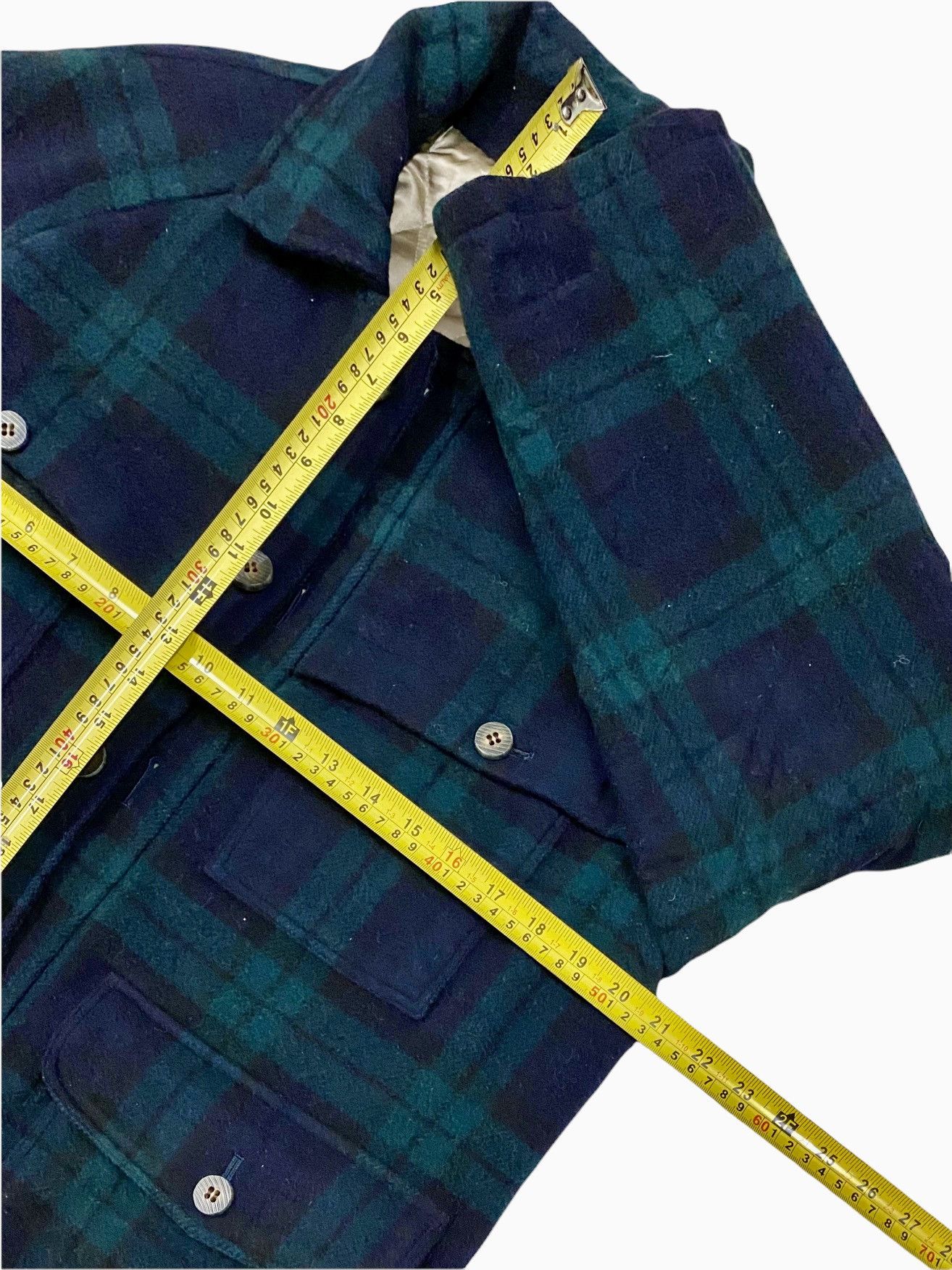 Designer VTG TRADITIONAL NEW YORKER MEN TEKWOOL FLANNEL JACKET PLAID Size US M / EU 48-50 / 2 - 20 Thumbnail