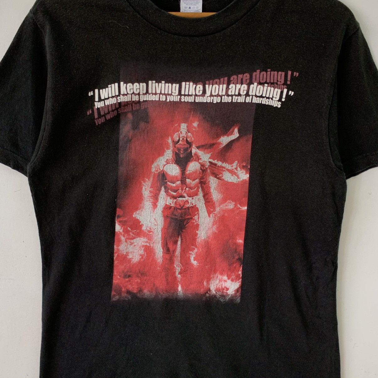 Anime Vintage Kamen Raider Masked Rider Bandai Tshirt Size US M / EU 48-50 / 2 - 2 Thumbnail